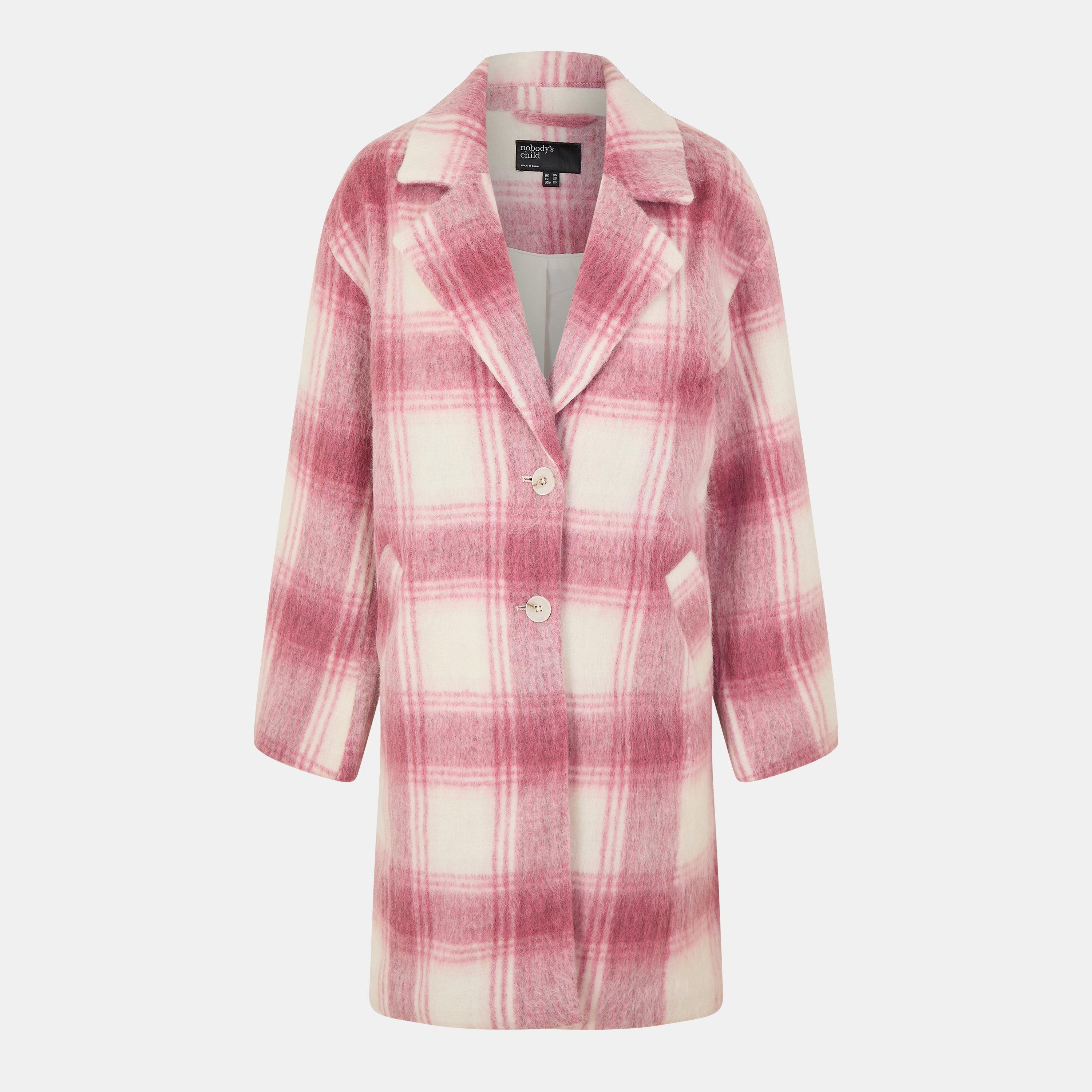 Pink - Nobodys Child - Women's Textured Teddy Coat - 1