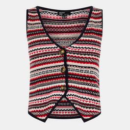 Nobodys Child Women's Fair Isle Waistcoat