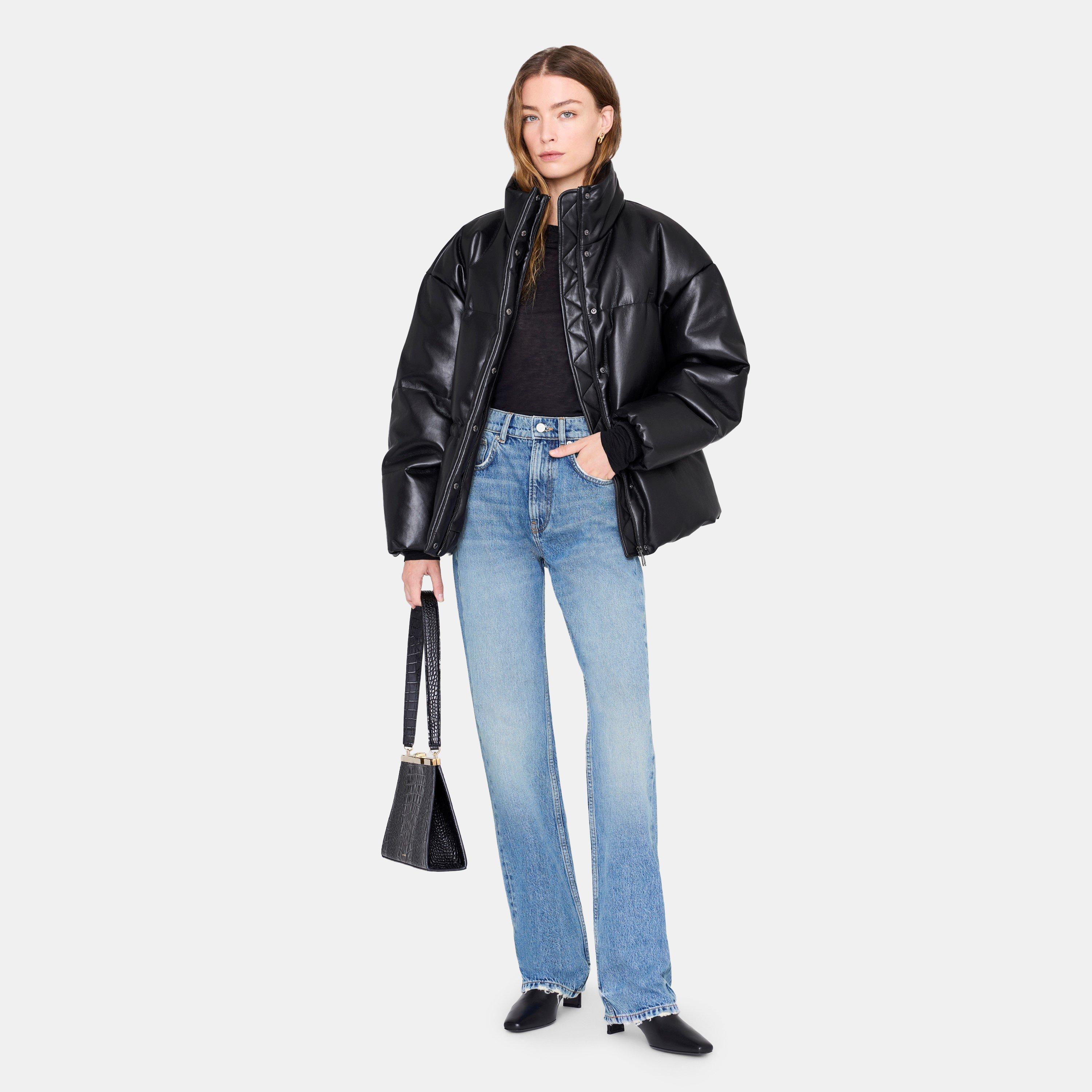 BLACK - Anine Bing - Womens Oslo Puffer - 4