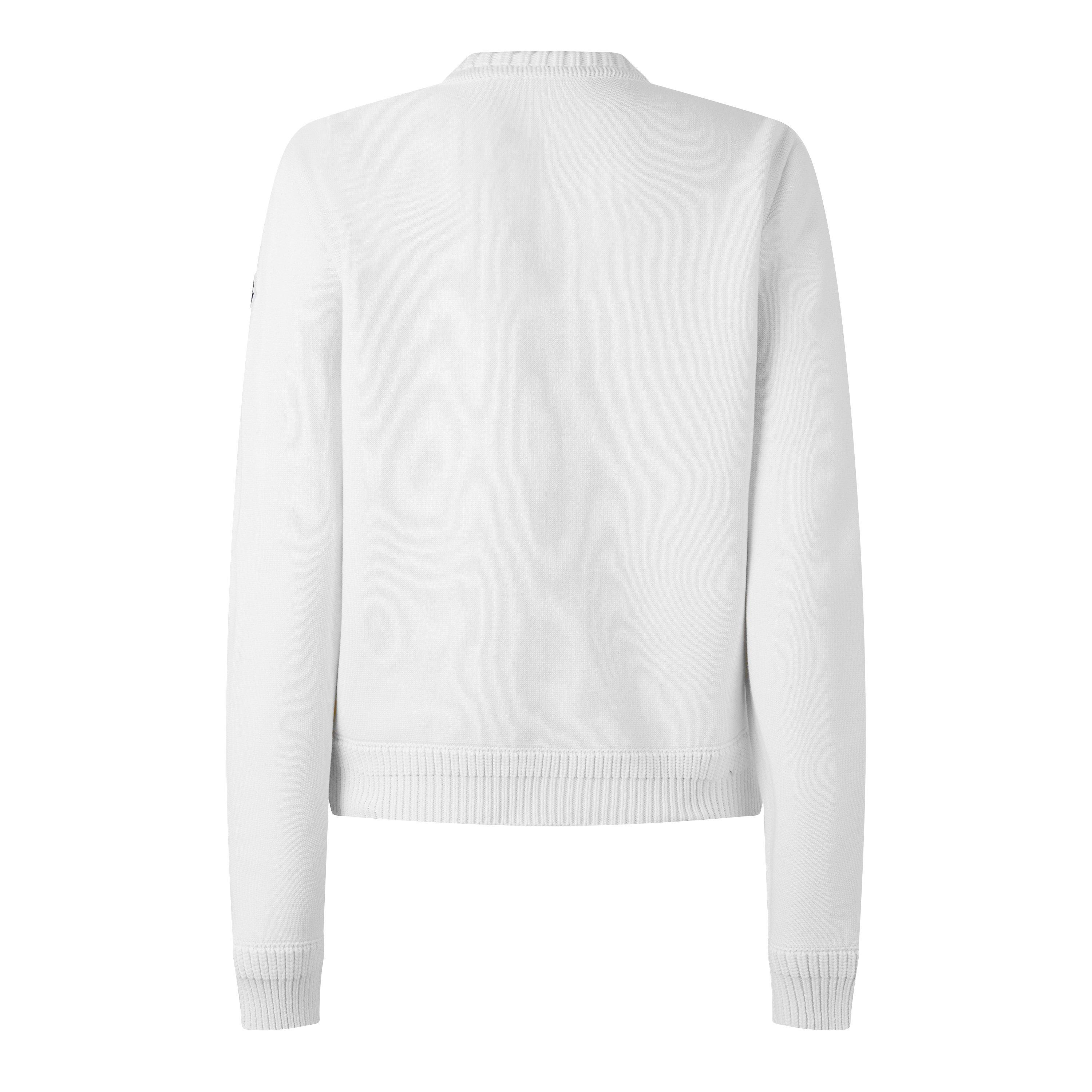 Cream 003 - Moncler - Moncler Quilt Cardi Ld64 - 2