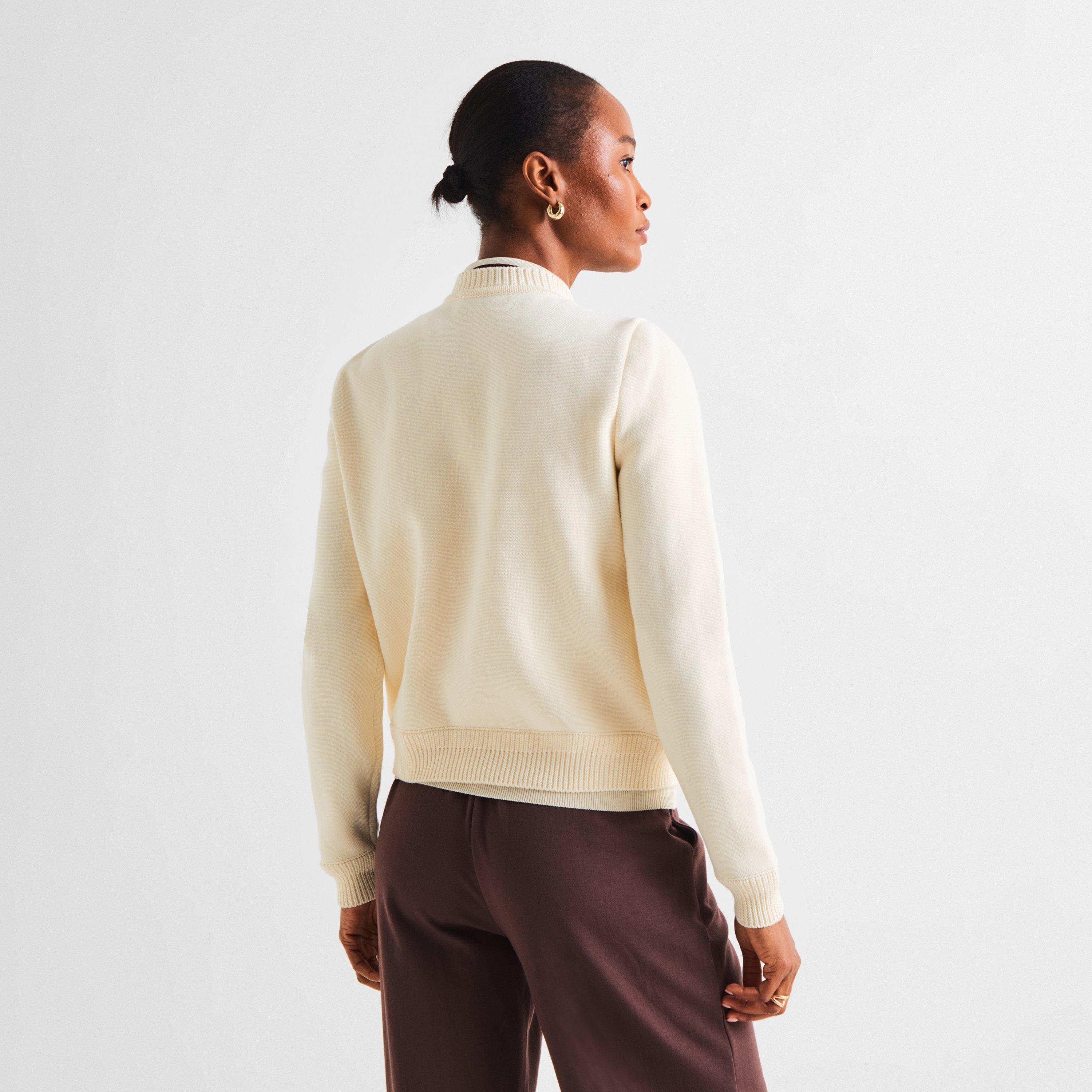 Cream 003 - Moncler - Moncler Quilt Cardi Ld64 - 4