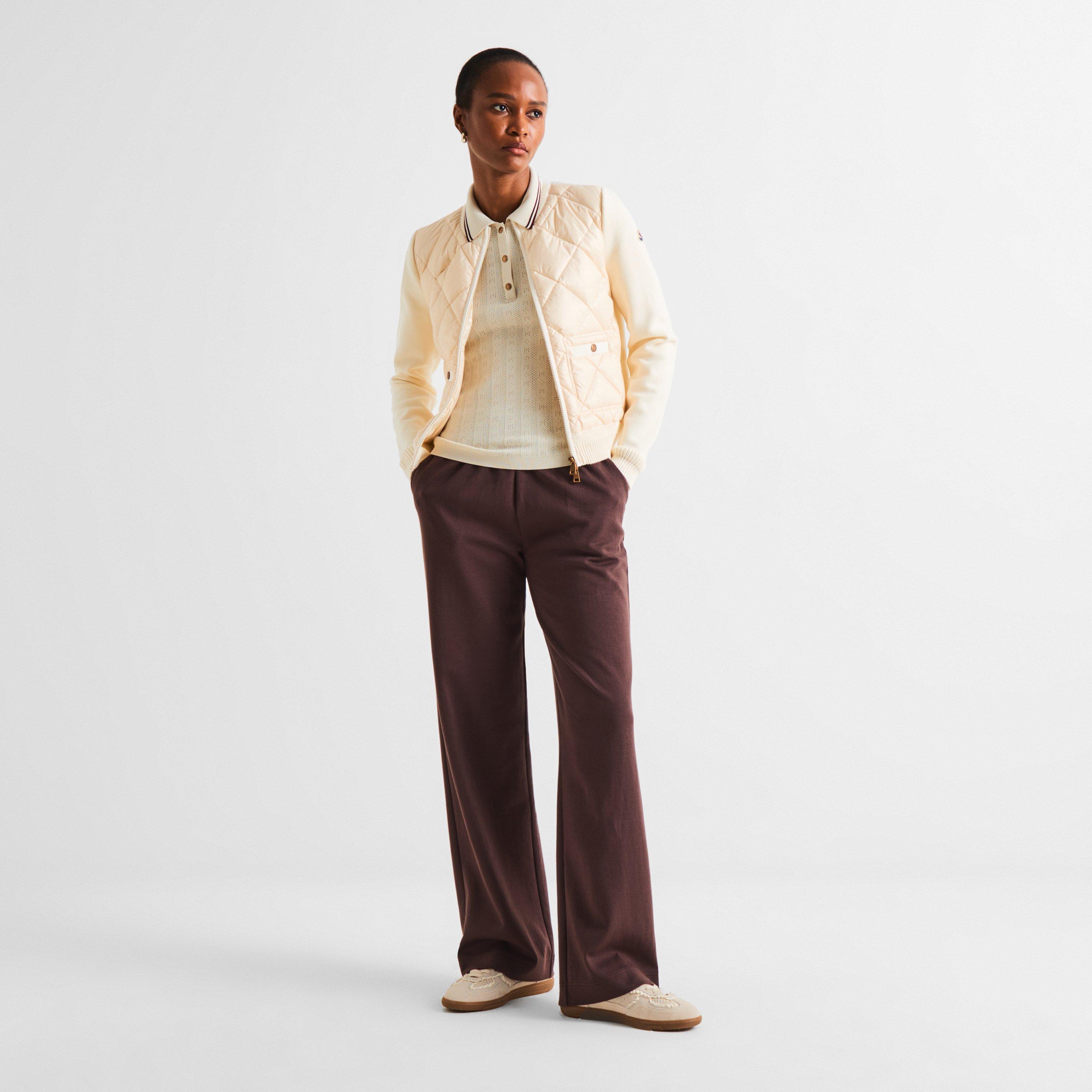 Cream 003 - Moncler - Moncler Quilt Cardi Ld64 - 6