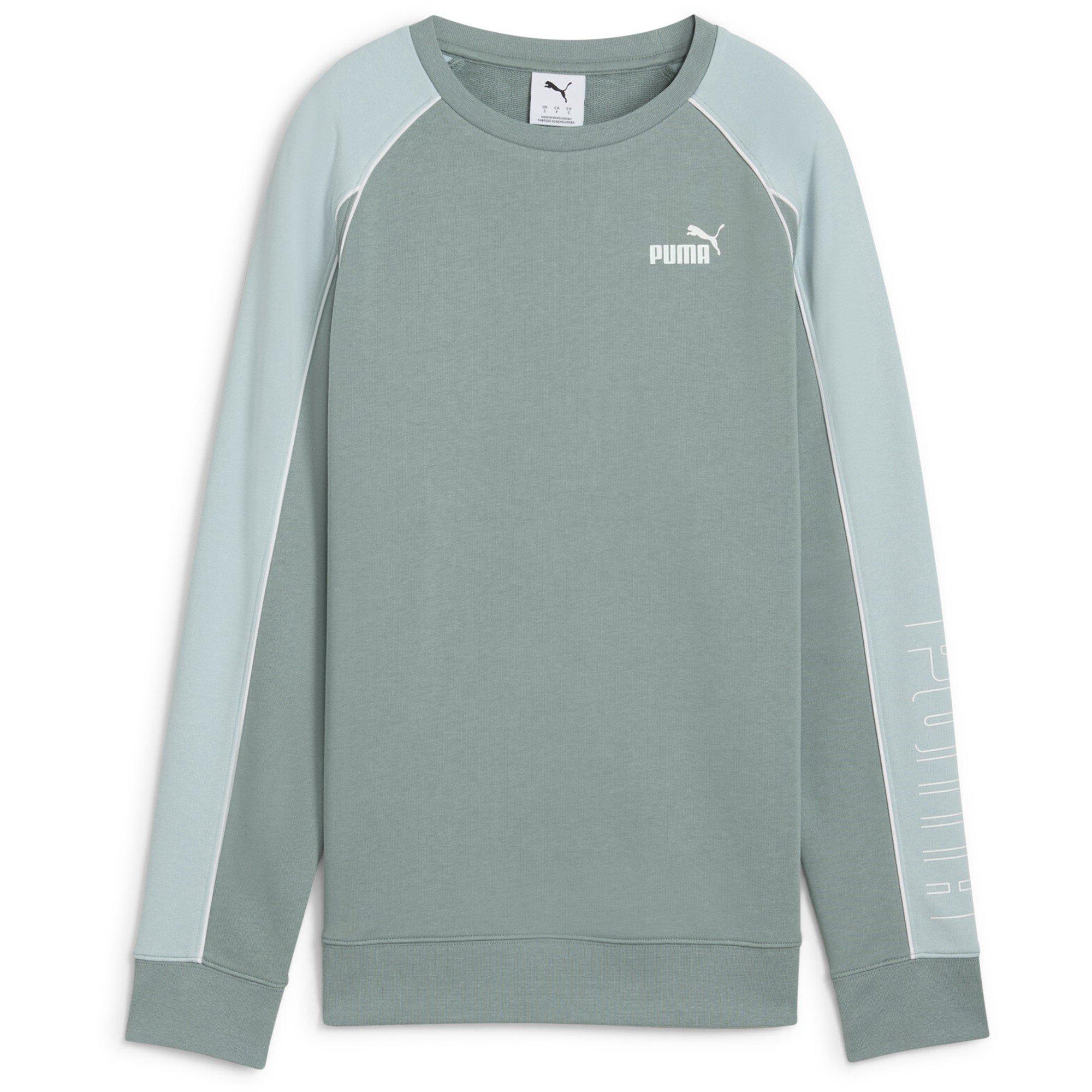 Puma Women's Sport Crew Sweatshirt - Green Moon - 8 (XS)