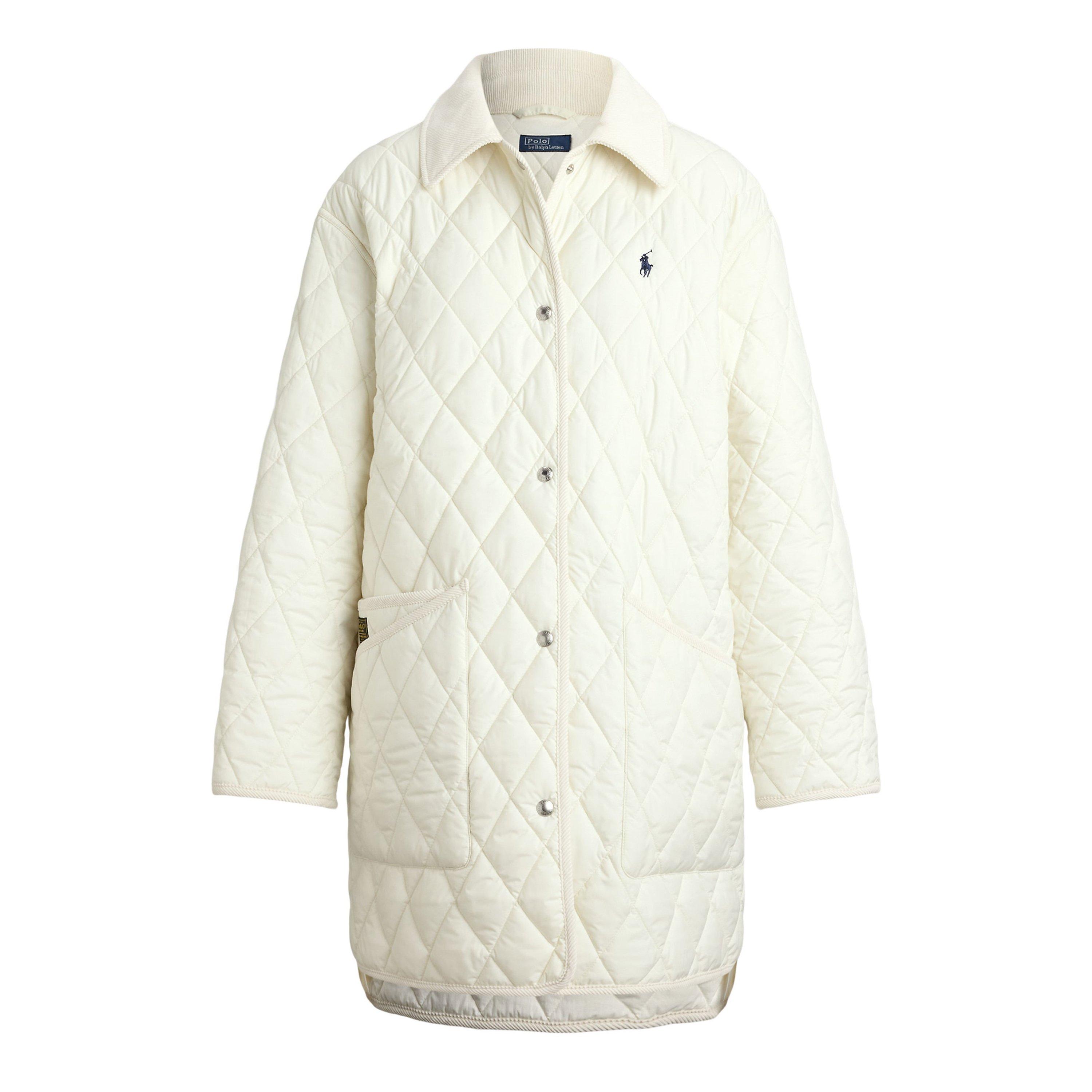 CREAM - Polo Ralph Lauren - Women's Ralph Lauren Quilted Tailored Fit Jacket - 1