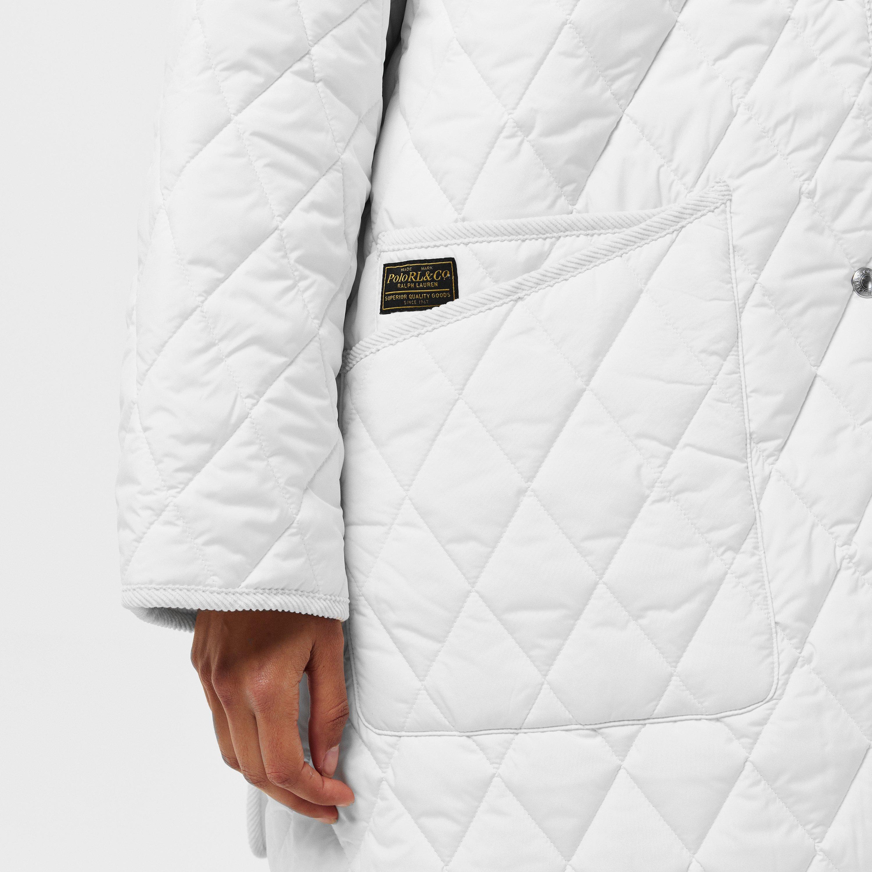 CREAM - Polo Ralph Lauren - Women's Ralph Lauren Quilted Tailored Fit Jacket - 5