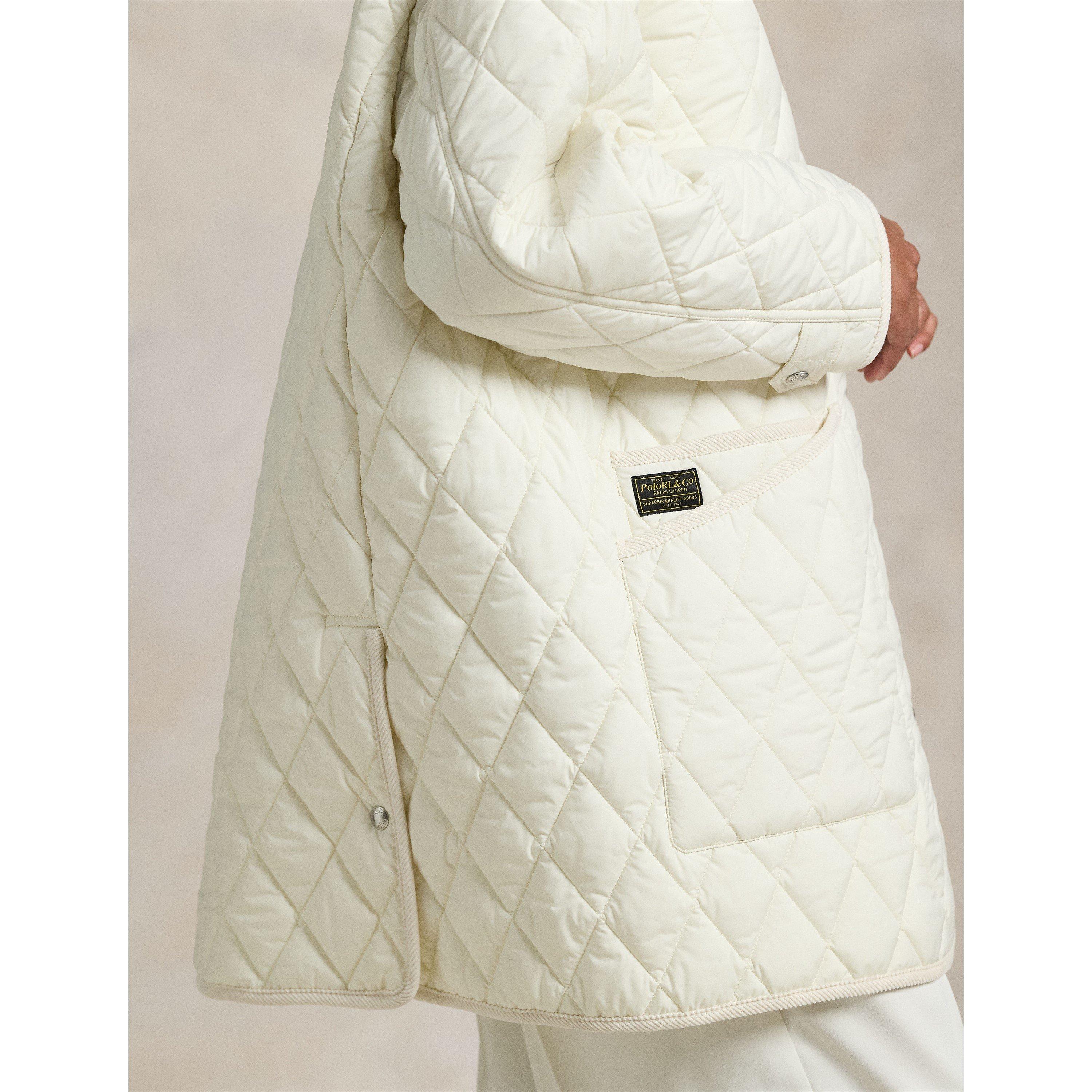 CREAM - Polo Ralph Lauren - Women's Ralph Lauren Quilted Tailored Fit Jacket - 5