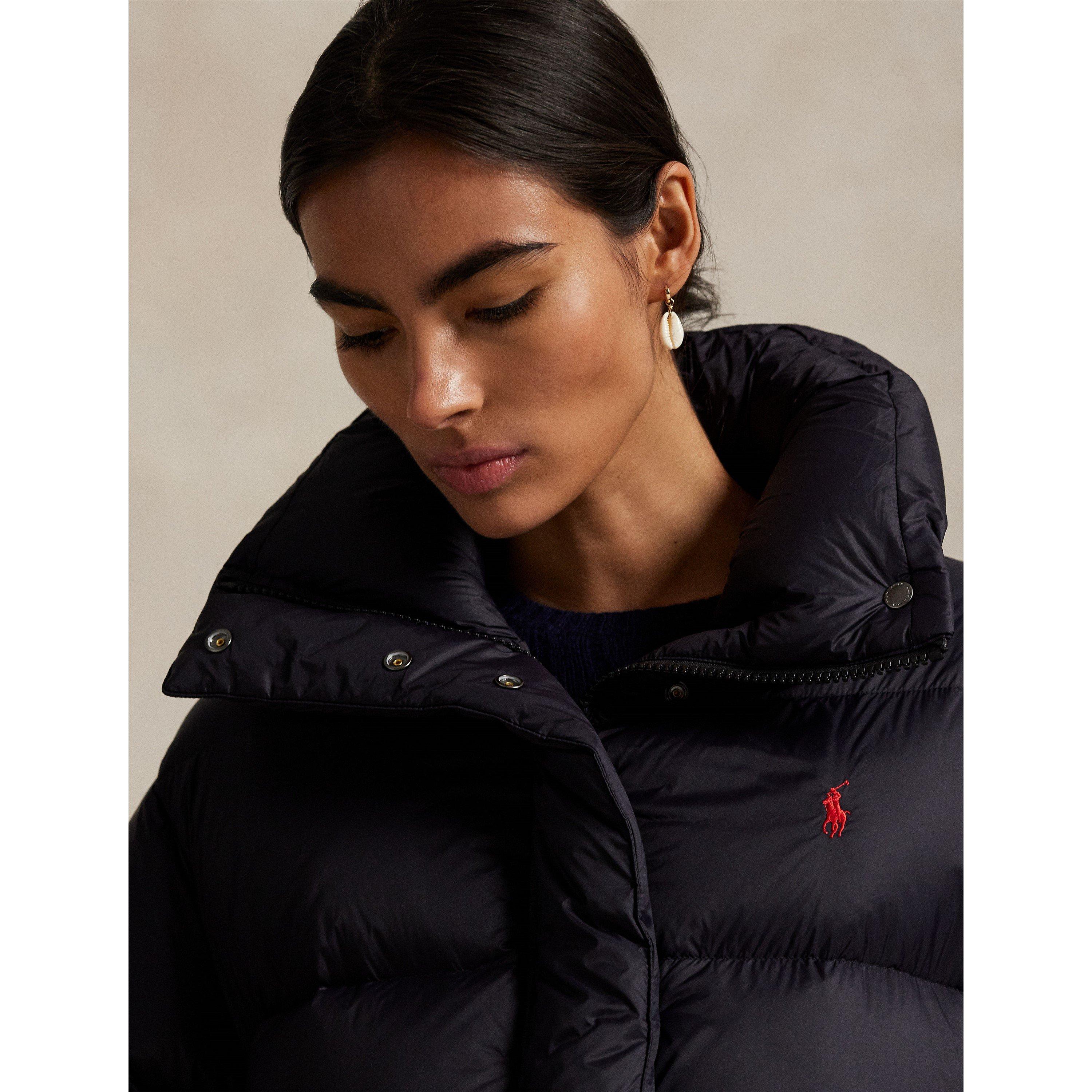 Polo Black - Polo Ralph Lauren - Women's  Quilted Hip-Length Short Puffer Jacket - 6