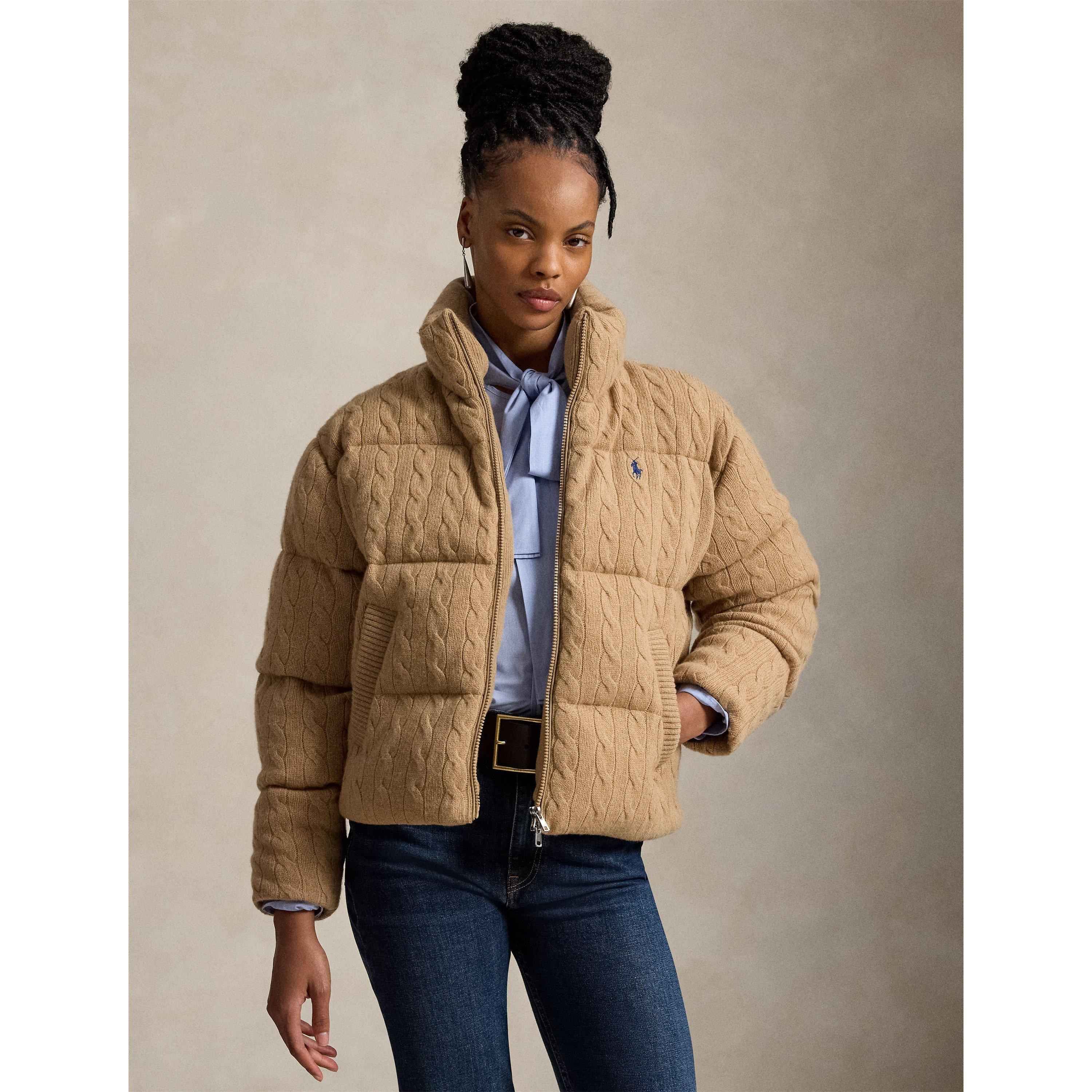 Camel - Polo Ralph Lauren - Women's Insulated Short Puffer Jacket - 2