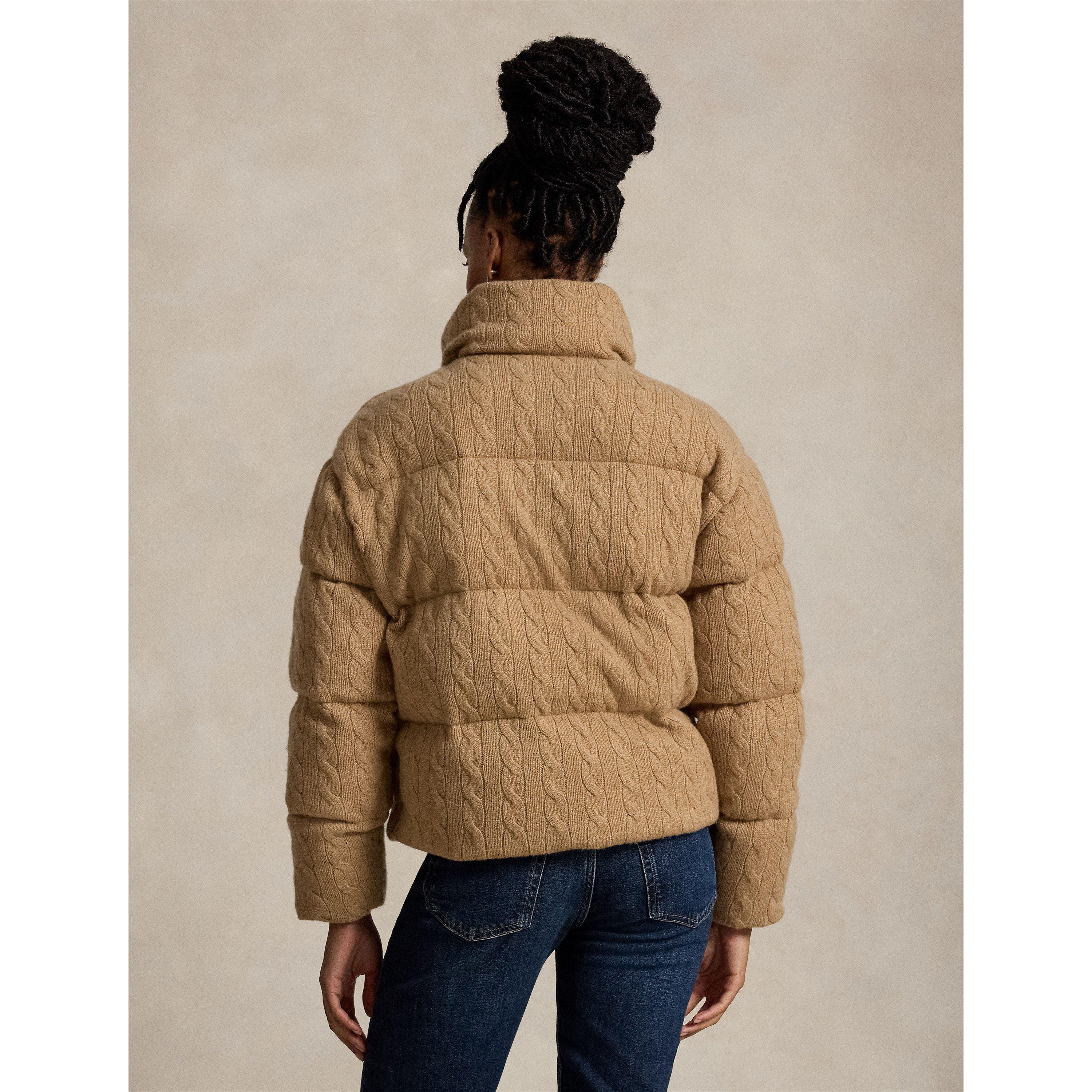Camel - Polo Ralph Lauren - Women's Insulated Short Puffer Jacket - 3
