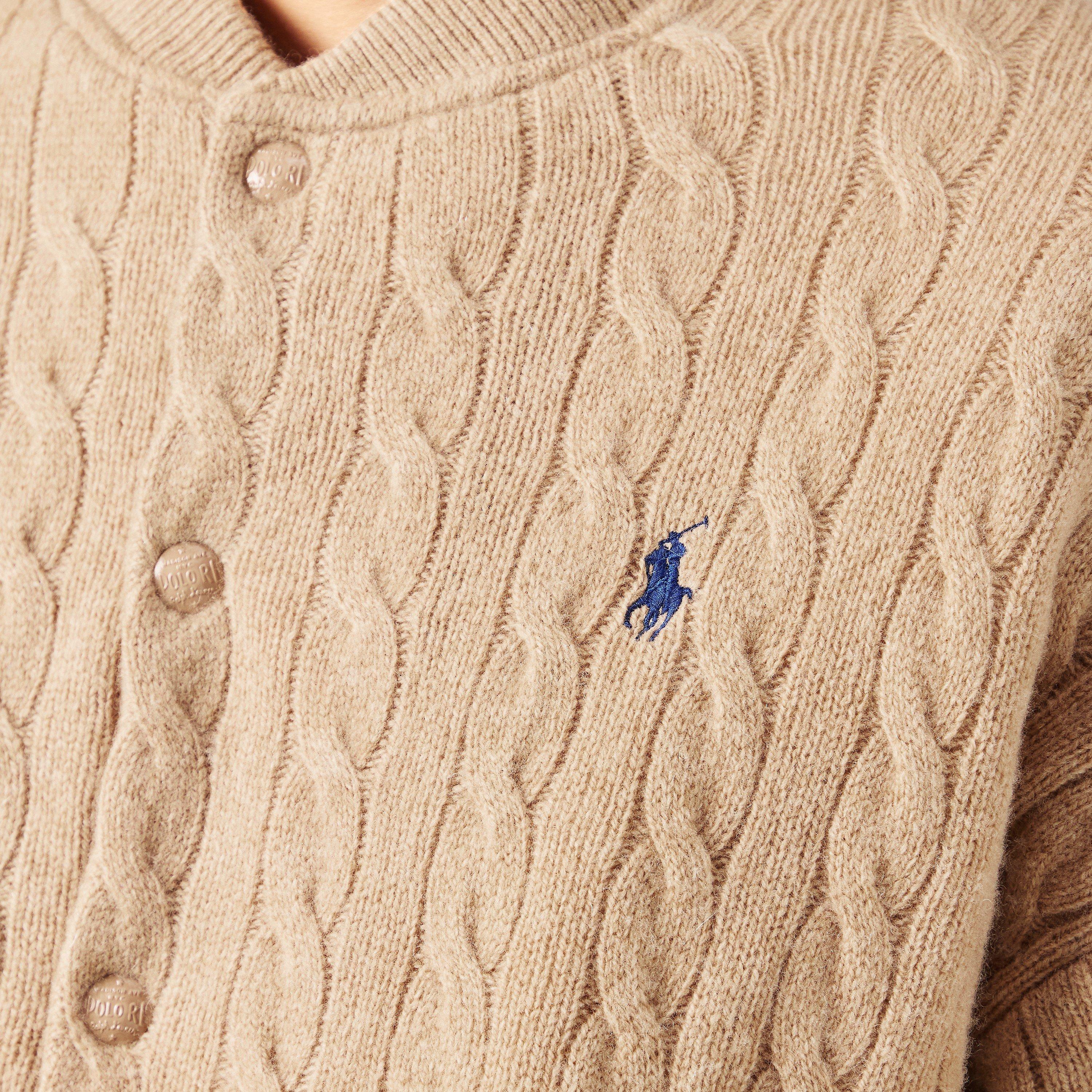 Col Camel - Polo Ralph Lauren - Women's American Style Ribbed Trim Bomber Jacket - 5