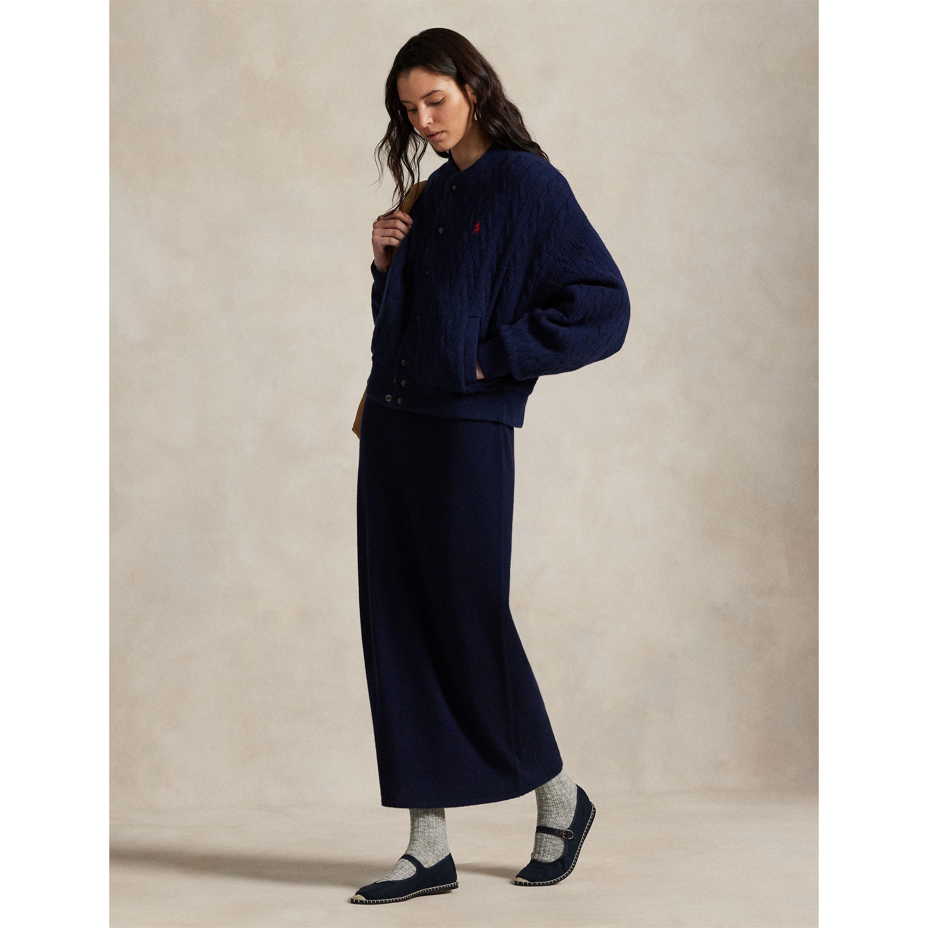 Spring Nav - Polo Ralph Lauren - Women's American Style Ribbed Trim Bomber Jacket - 6