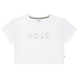 Boss Fancy Logo Short Sleeve T Shirt Juniors