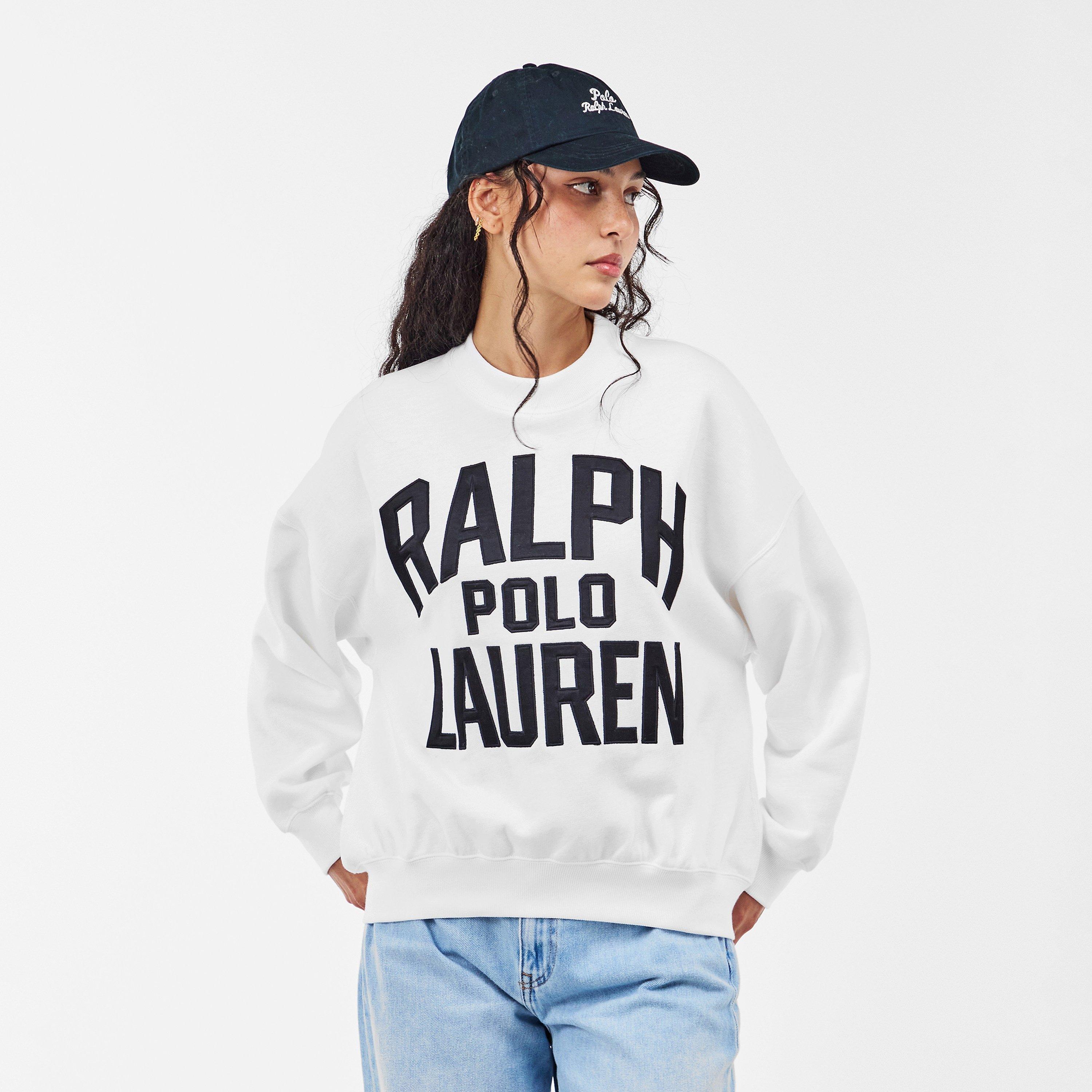 WHITE - Polo Ralph Lauren - Women's Graphic Crew Sweatshirt - 3