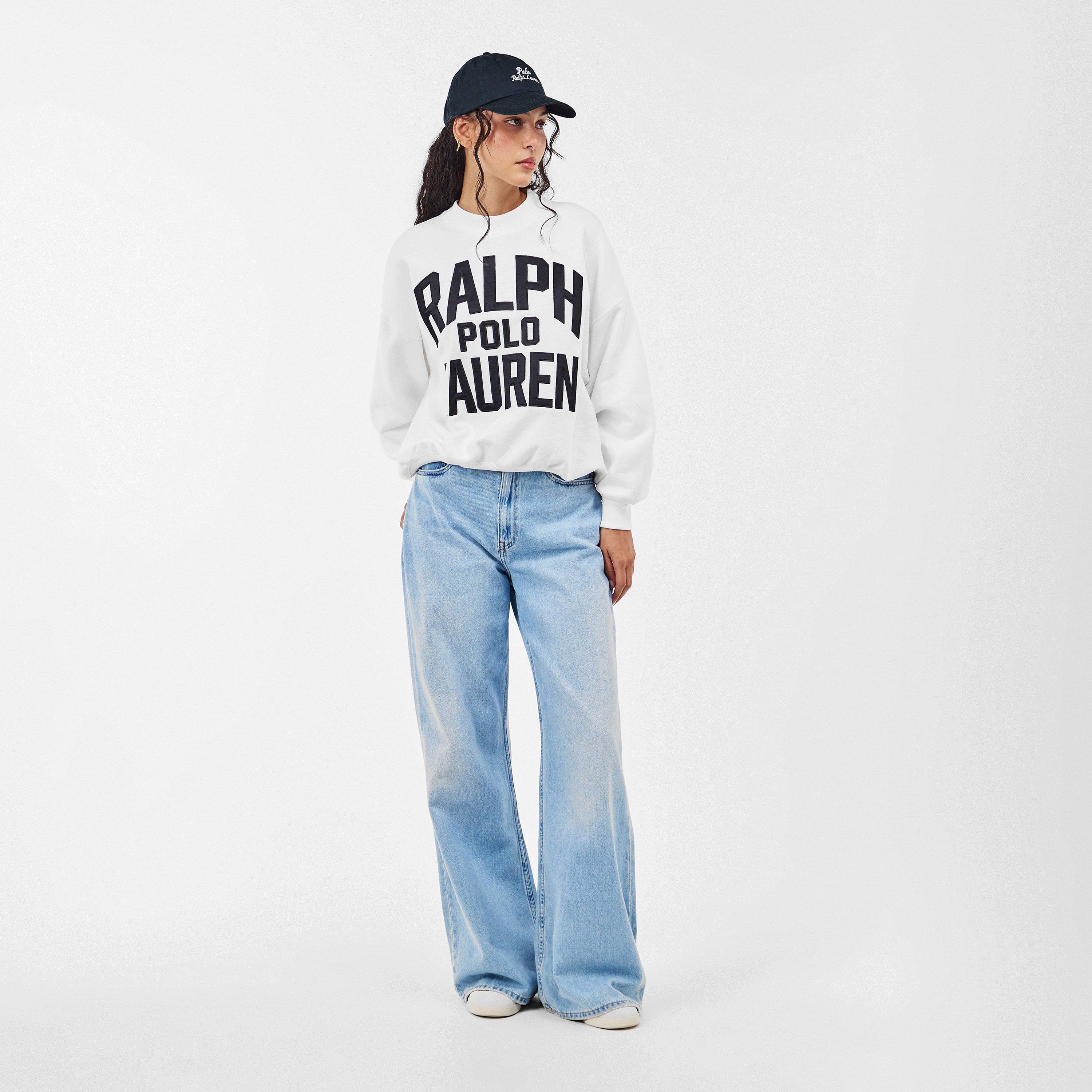 WHITE - Polo Ralph Lauren - Women's Graphic Crew Sweatshirt - 6