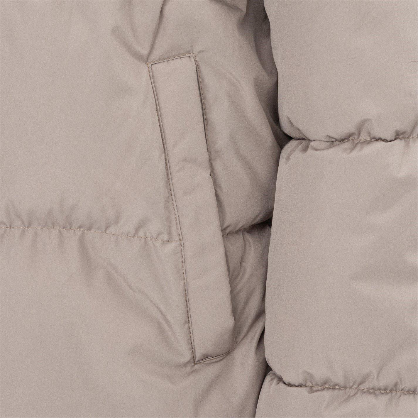 Hellbraun - Firetrap - Hooded Windproof Medium Puffer Jacket - 5