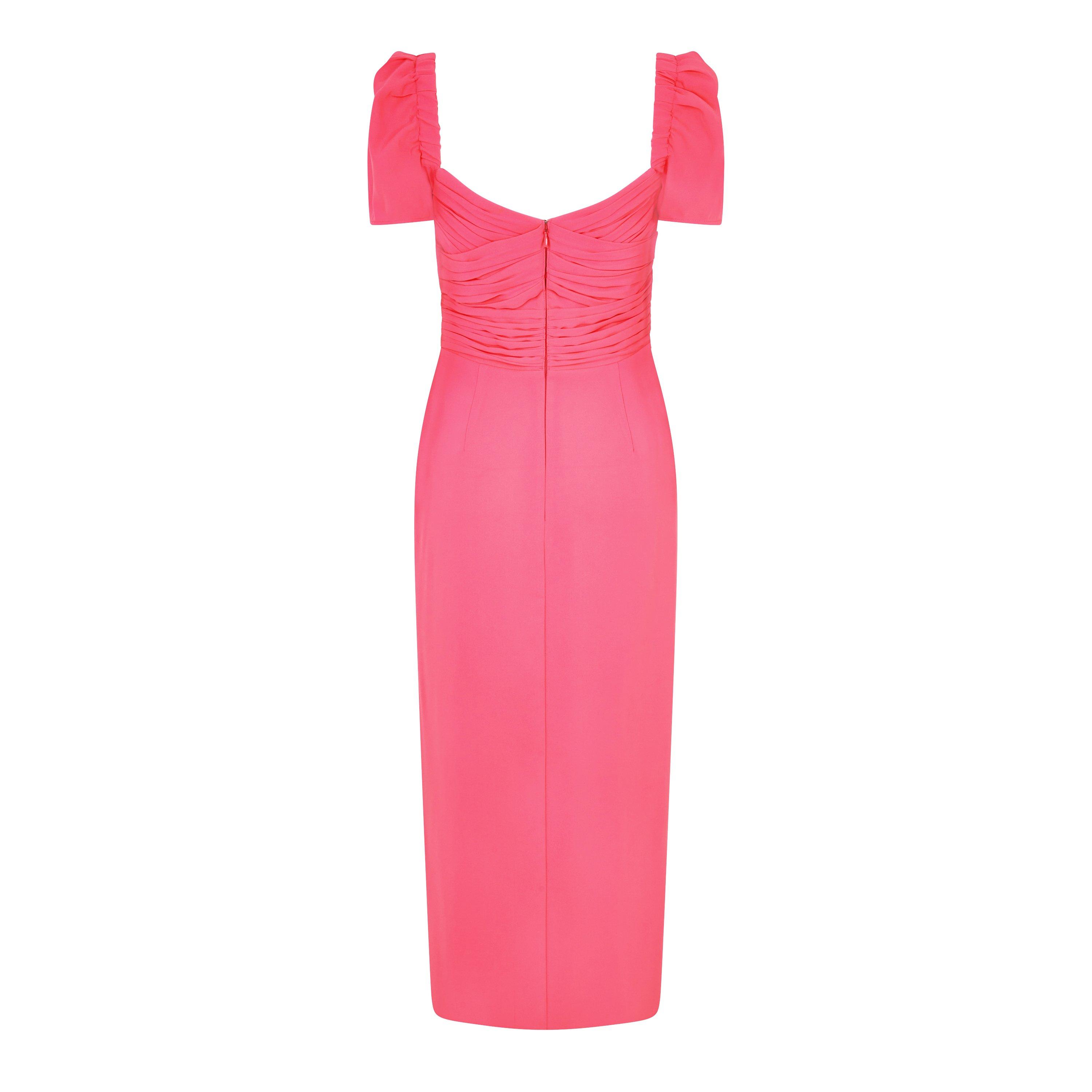 Pink - Self Portrait - Iris Midi Dress - 5