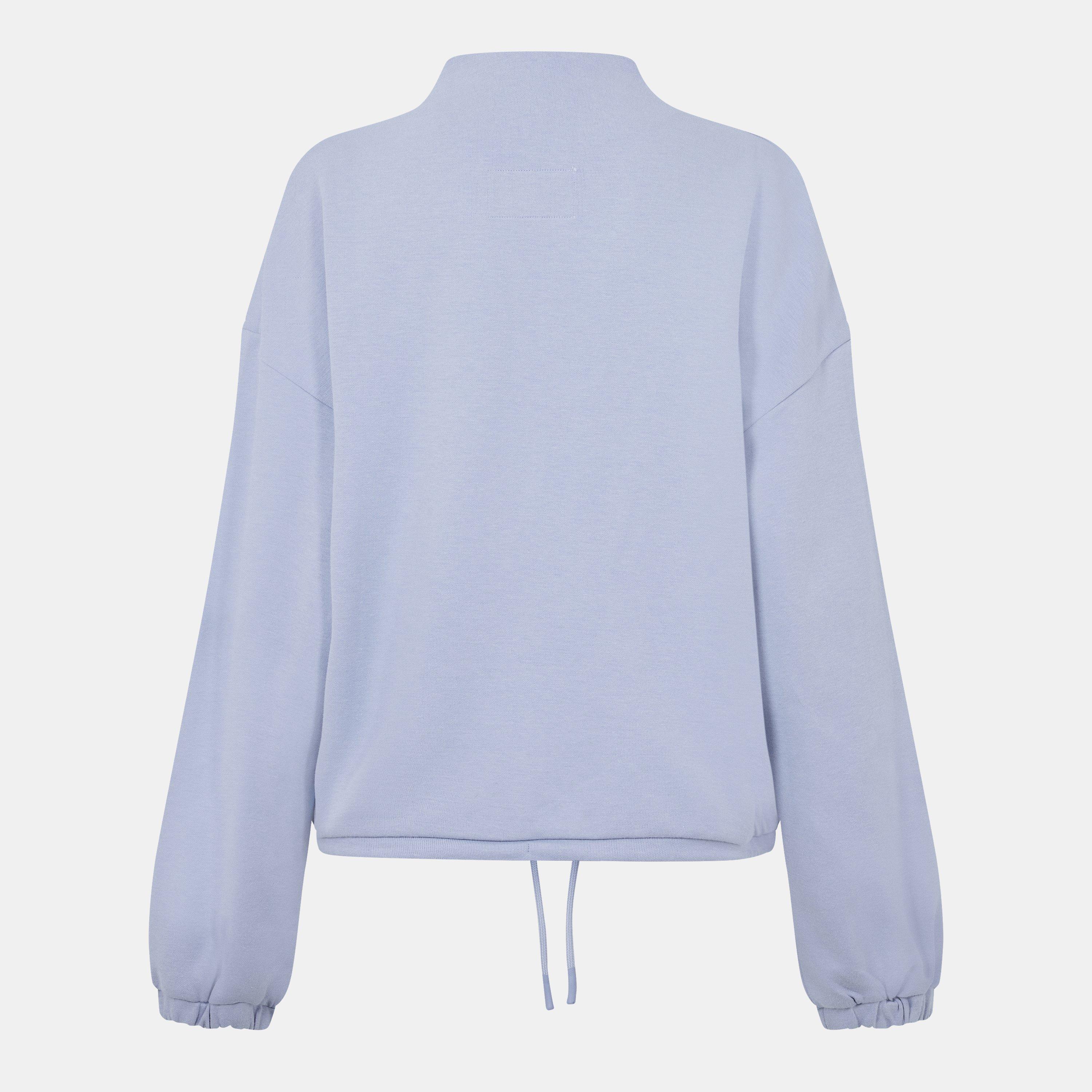 Soft Blue - Jack Wills - Zip Through Funnel Sweat - 2