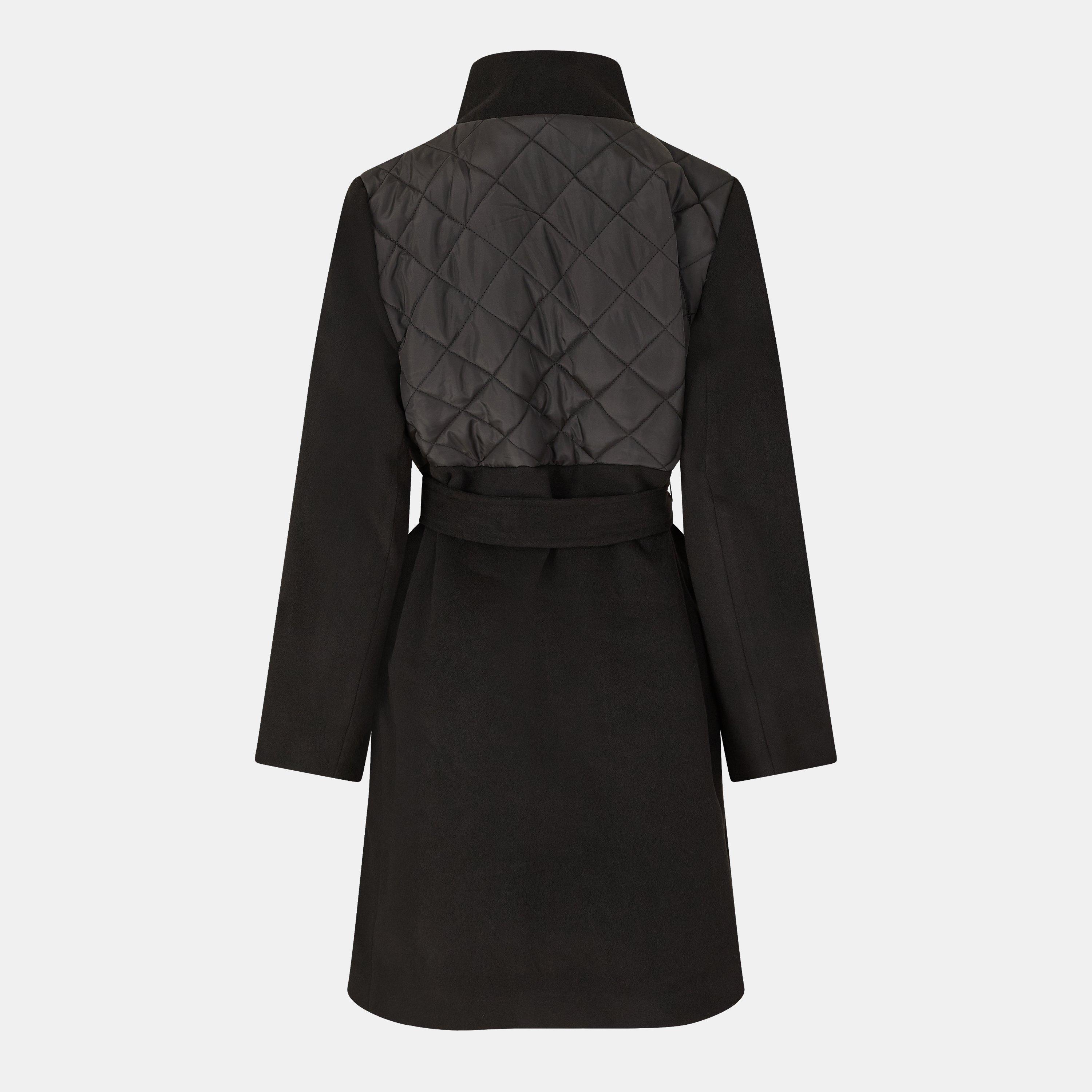 Zwart - Mamalicious - Mama Maternity Waterproof Hooded Parka - 2