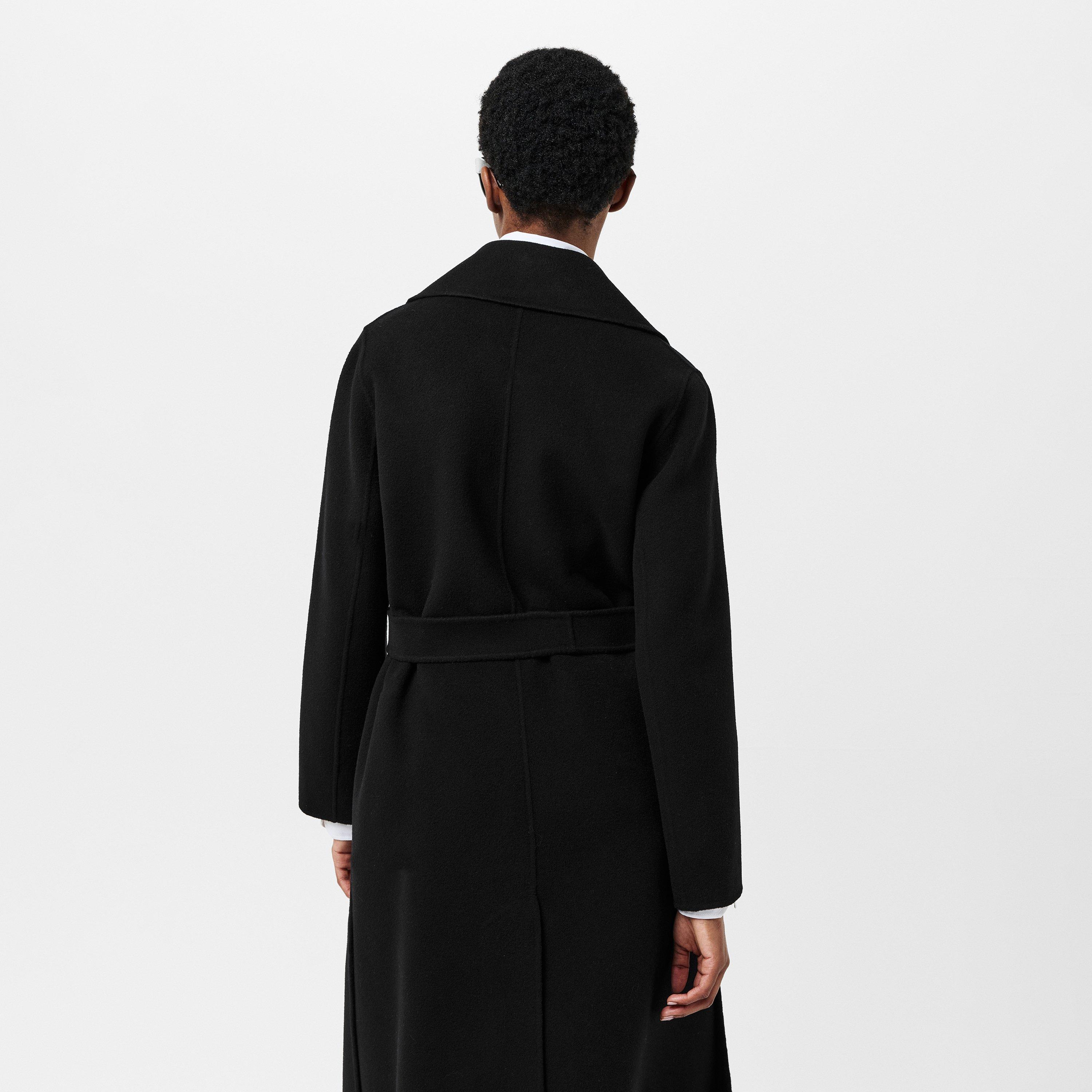 Nero - Weekend Max Mara - Women's Manu Wool Long Sleeve Longline Overcoat - 4