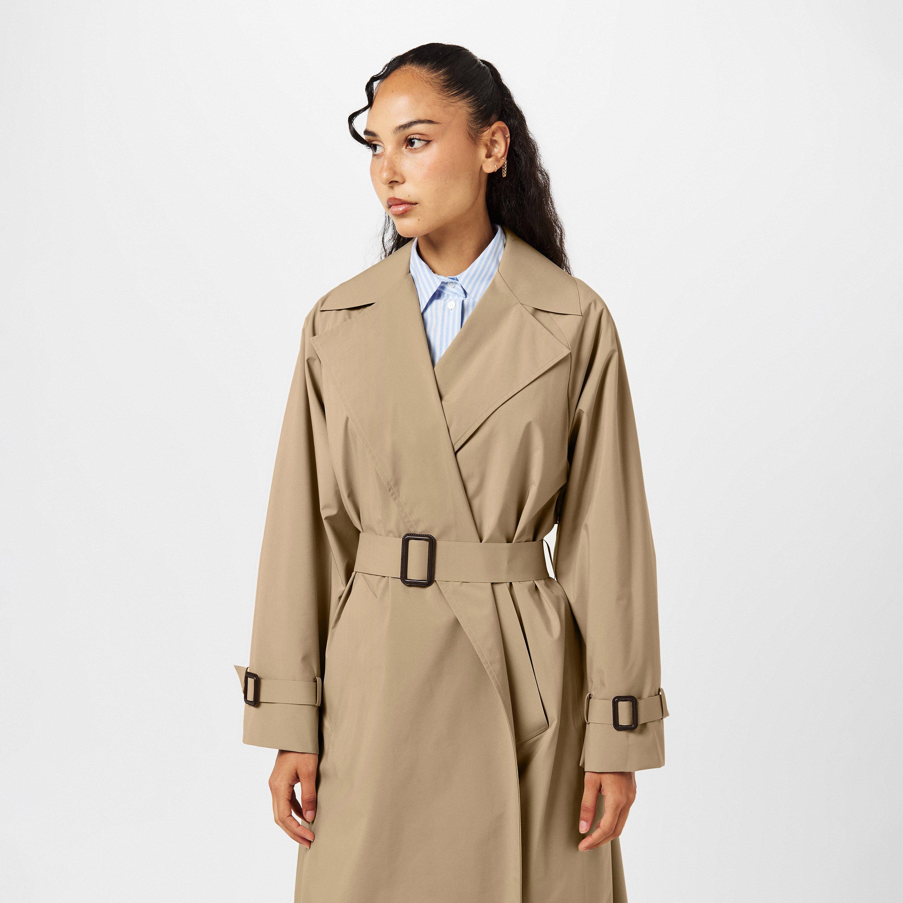 Beige - Weekend Max Mara - Women's Fatto Water-Repellent Double-Breasted Long Sleeve Trench Coat - 3