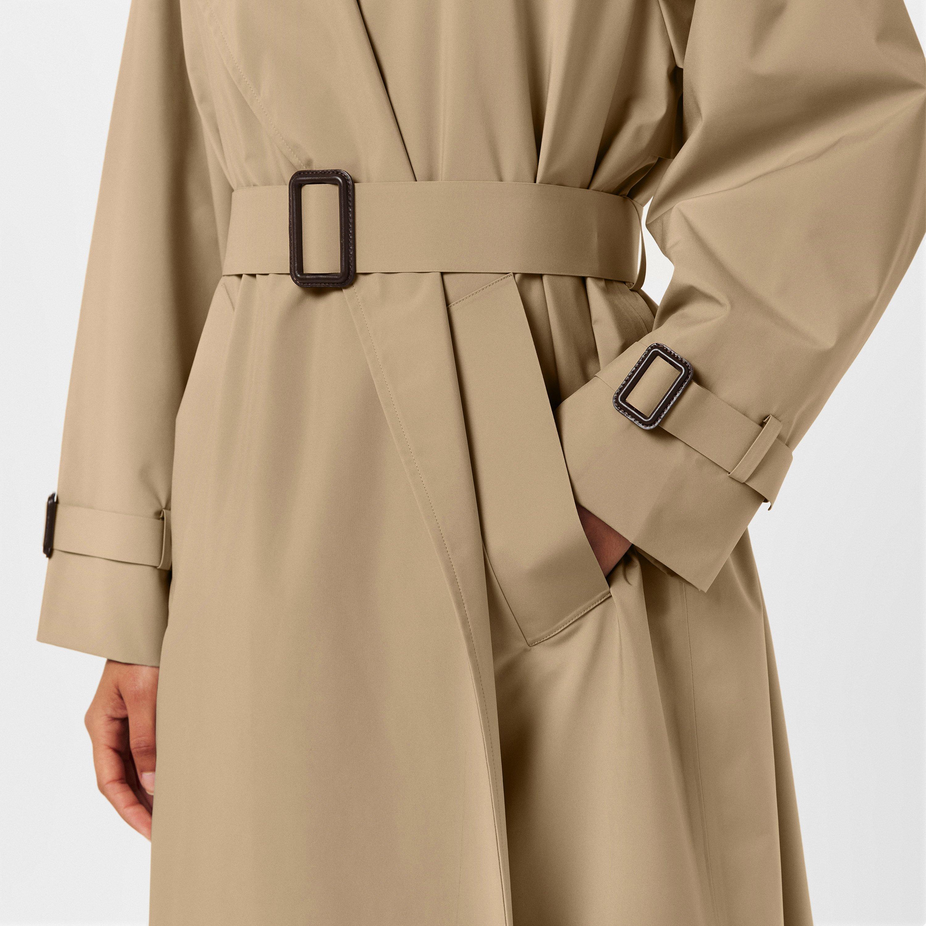 Beige - Weekend Max Mara - Women's Fatto Water-Repellent Double-Breasted Long Sleeve Trench Coat - 5