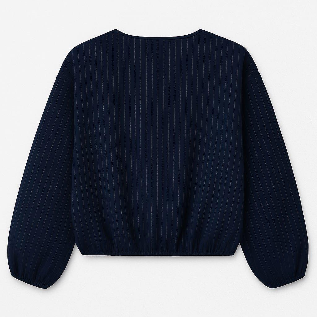 Navy - I Saw It First - Bubble Hem Jacket - 2