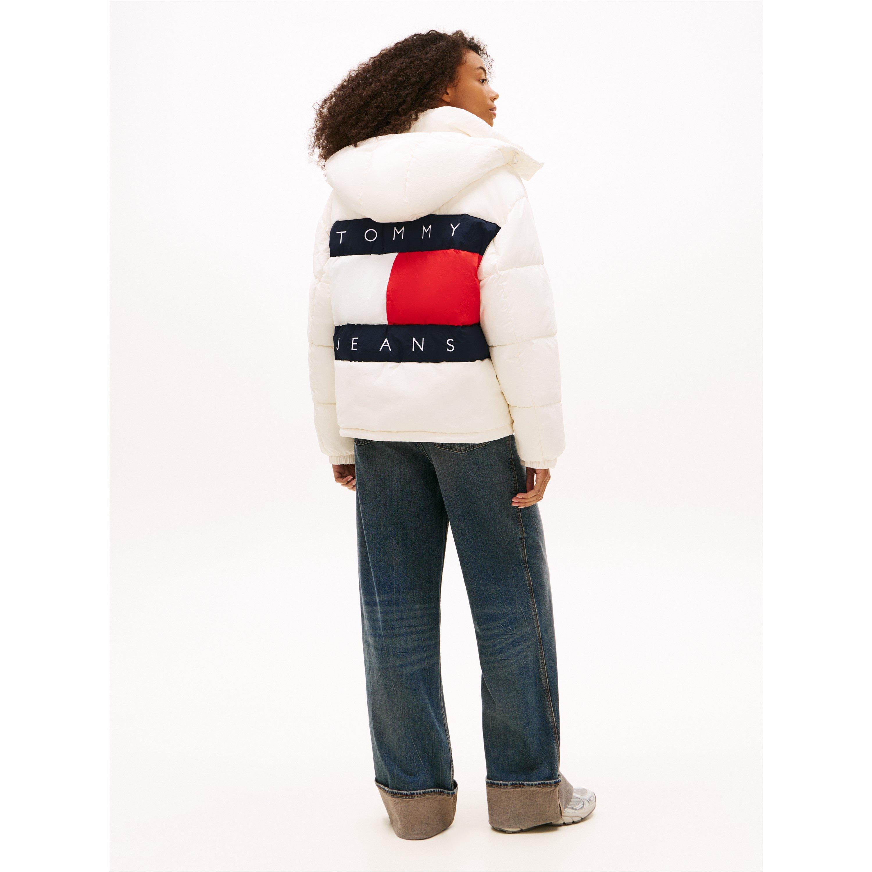 Ancient White - Tommy Jeans - TJ Flag Puffer Ld62 - 3
