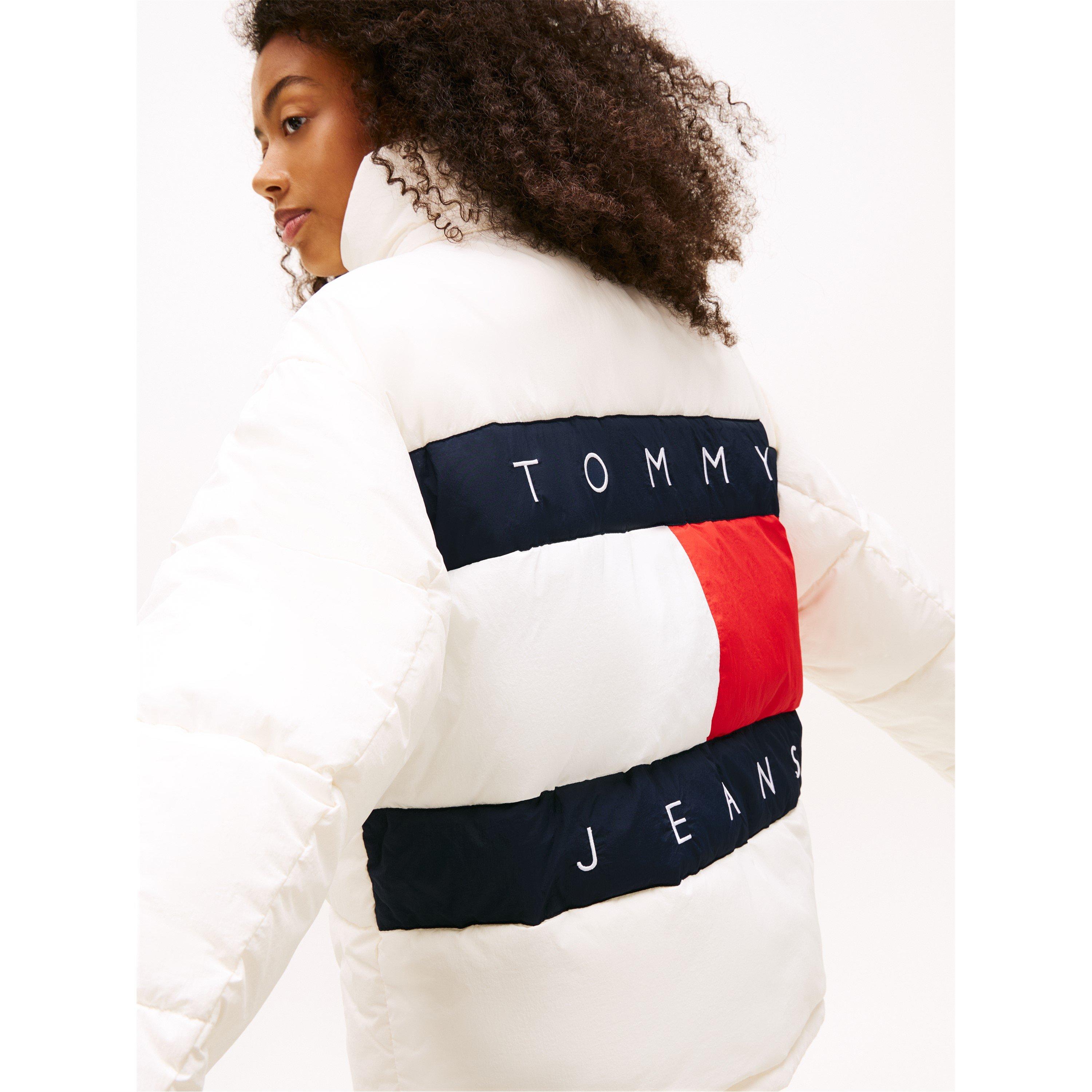Ancient White - Tommy Jeans - TJ Flag Puffer Ld62 - 5