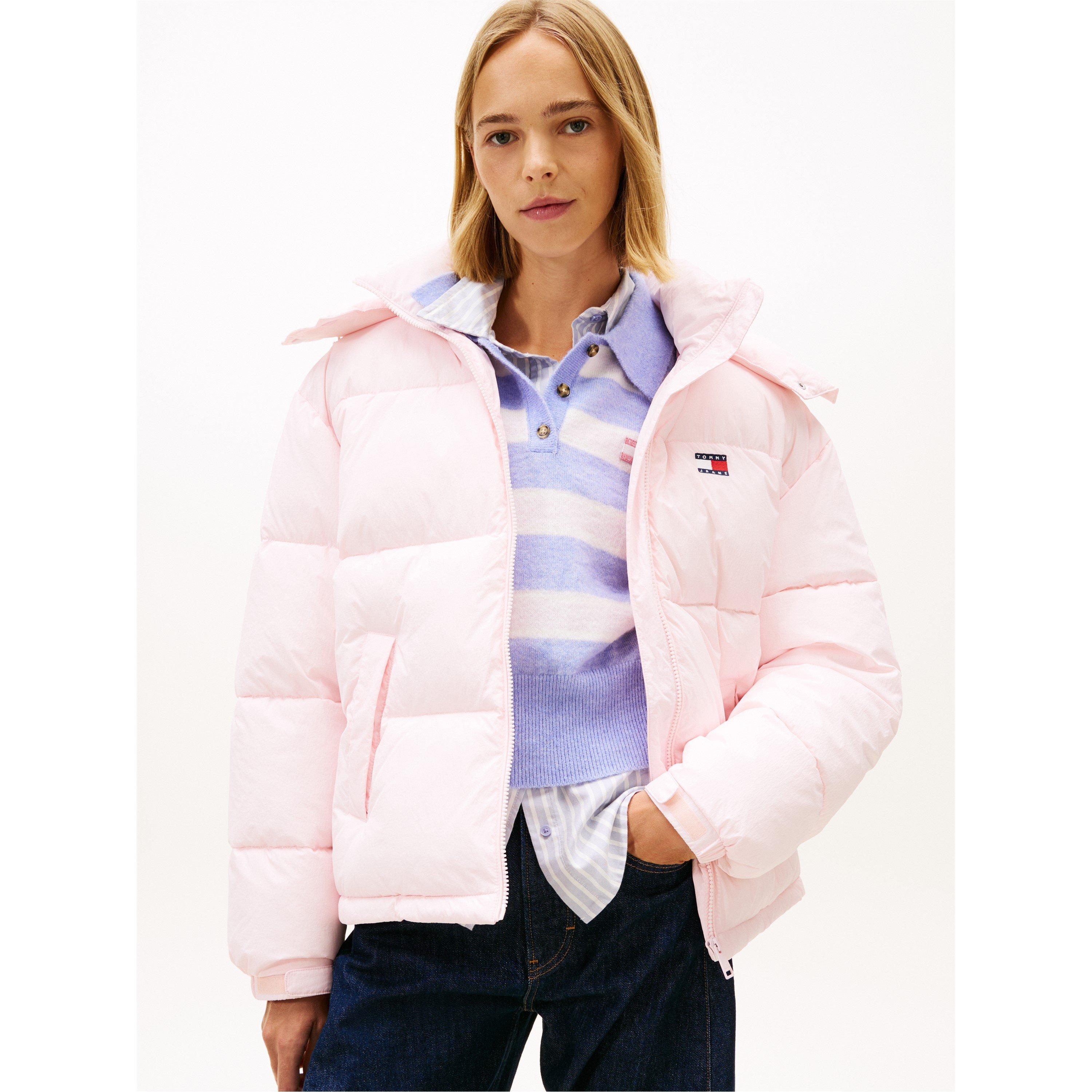 Lichtroze - Tommy Jeans - Women's Flag Medium Puffer Jacket - 3