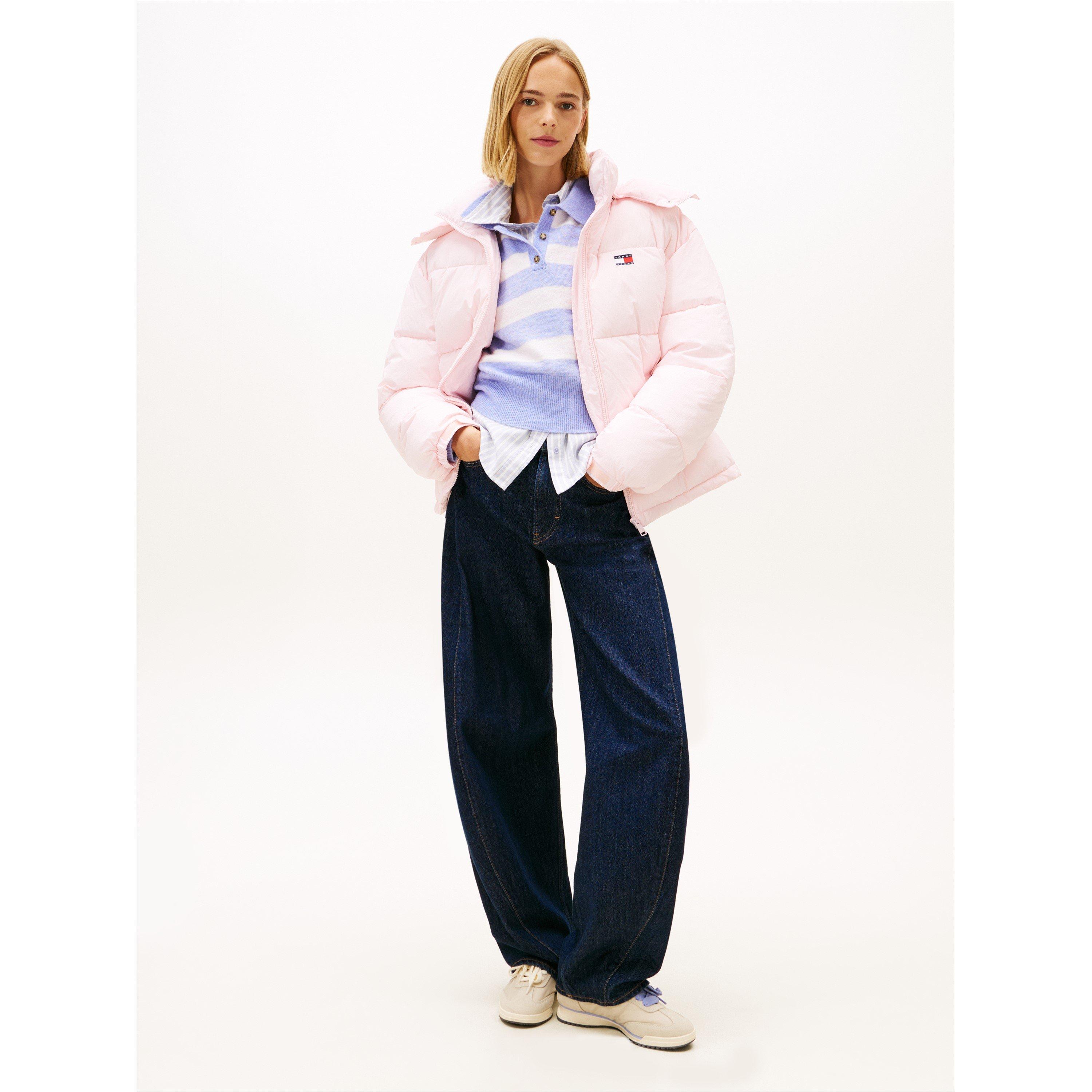Lichtroze - Tommy Jeans - Women's Flag Medium Puffer Jacket - 5