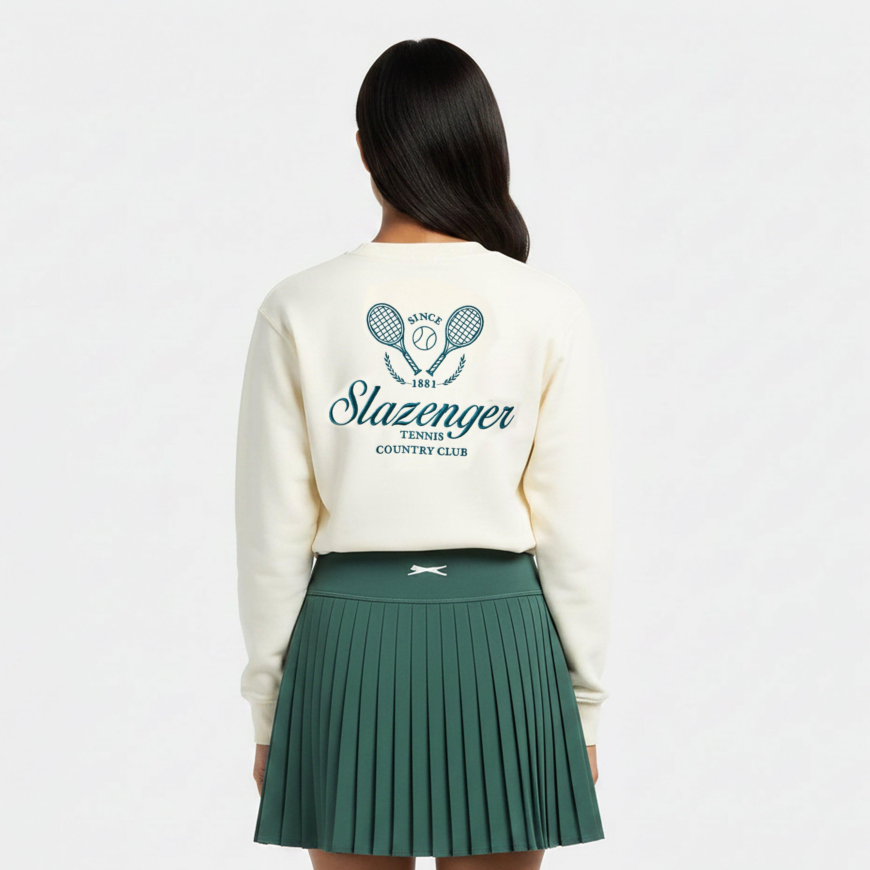 Off-White - Slazenger - Women's Crew Sweatshirt - 4