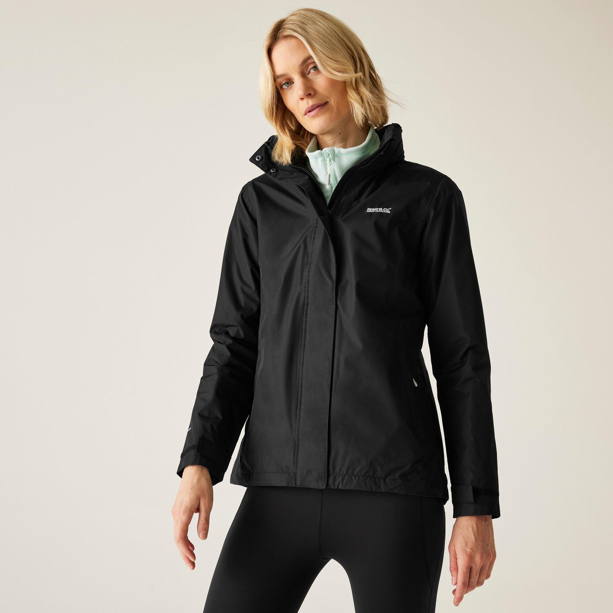 Black - Regatta - Women's Daysha Waterproof Windproof Detachable Hood Jacket - 1