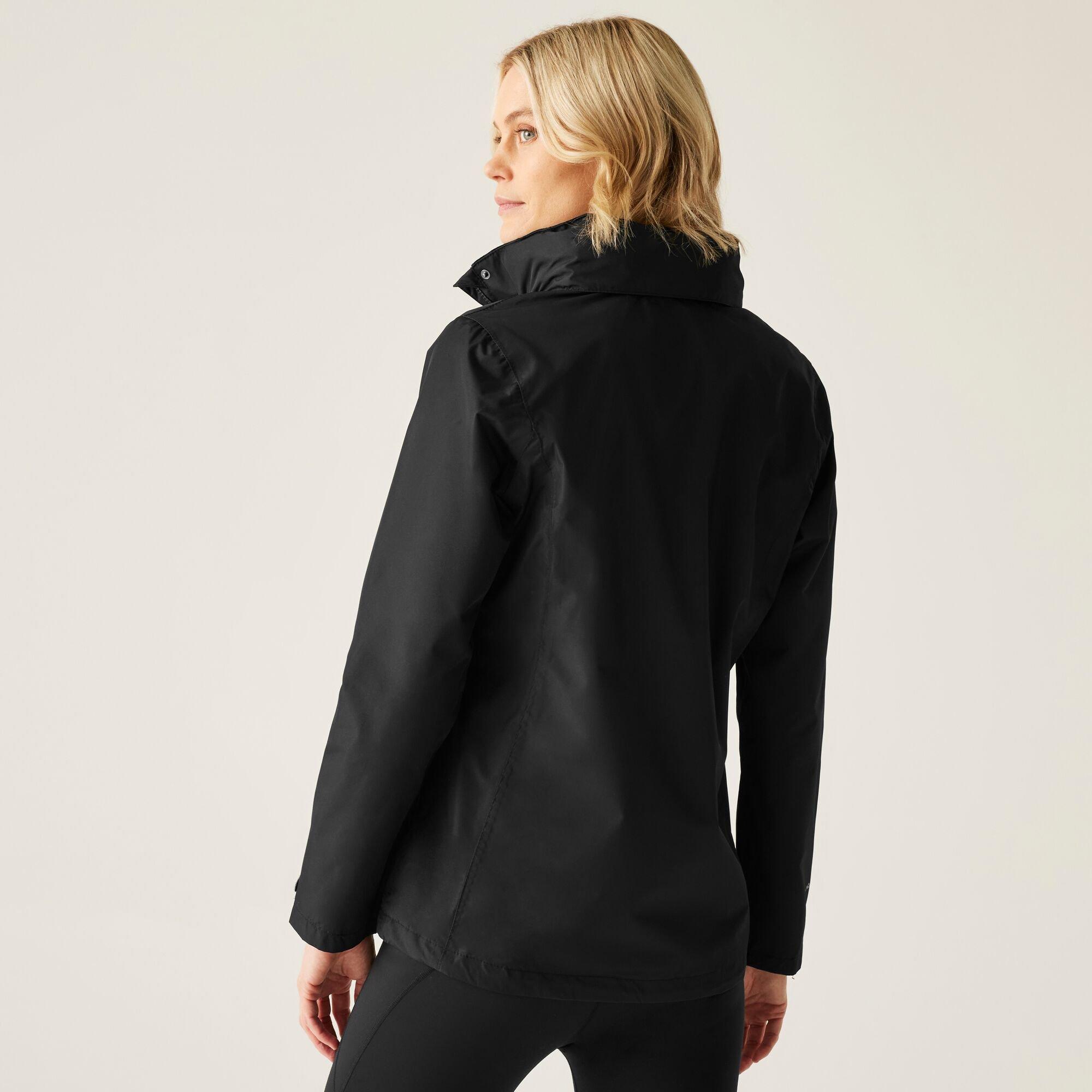 Black - Regatta - Women's Daysha Waterproof Windproof Detachable Hood Jacket - 2