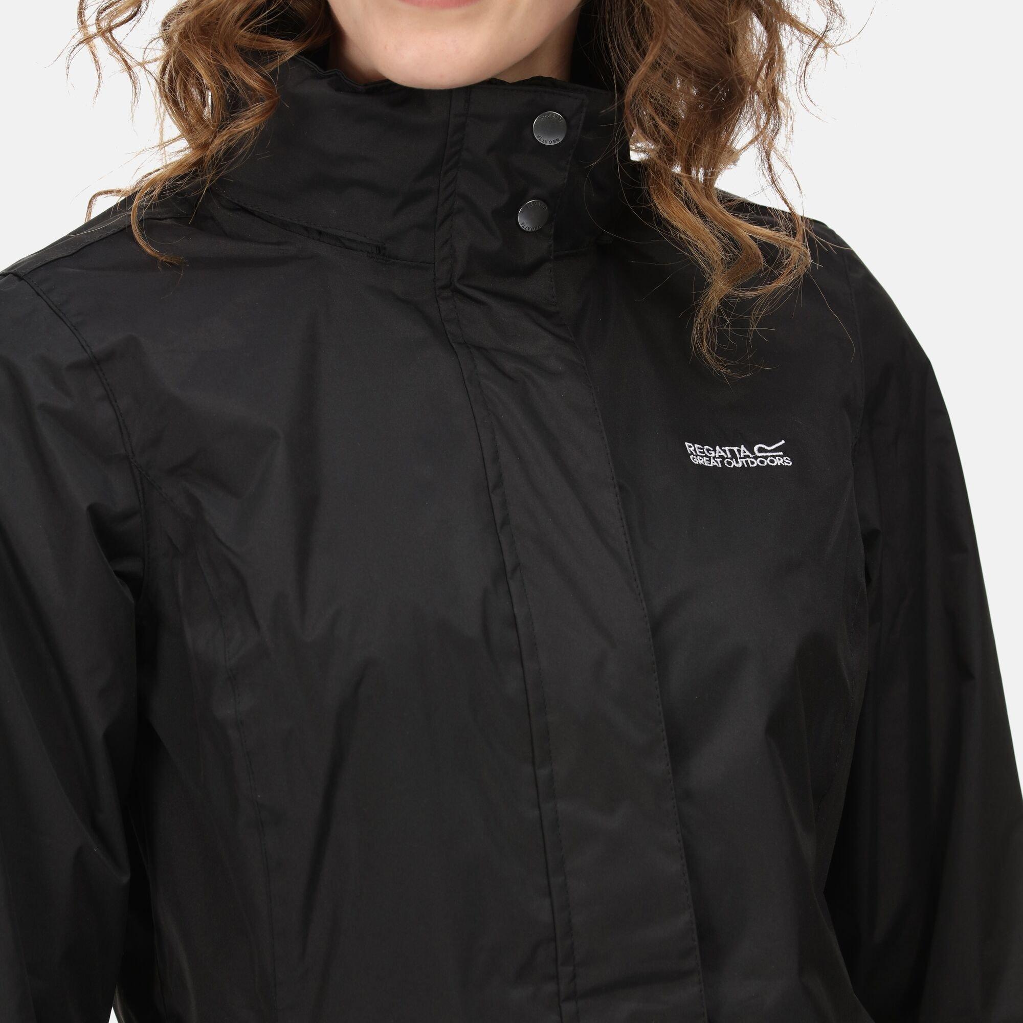 Black - Regatta - Women's Daysha Waterproof Windproof Detachable Hood Jacket - 15