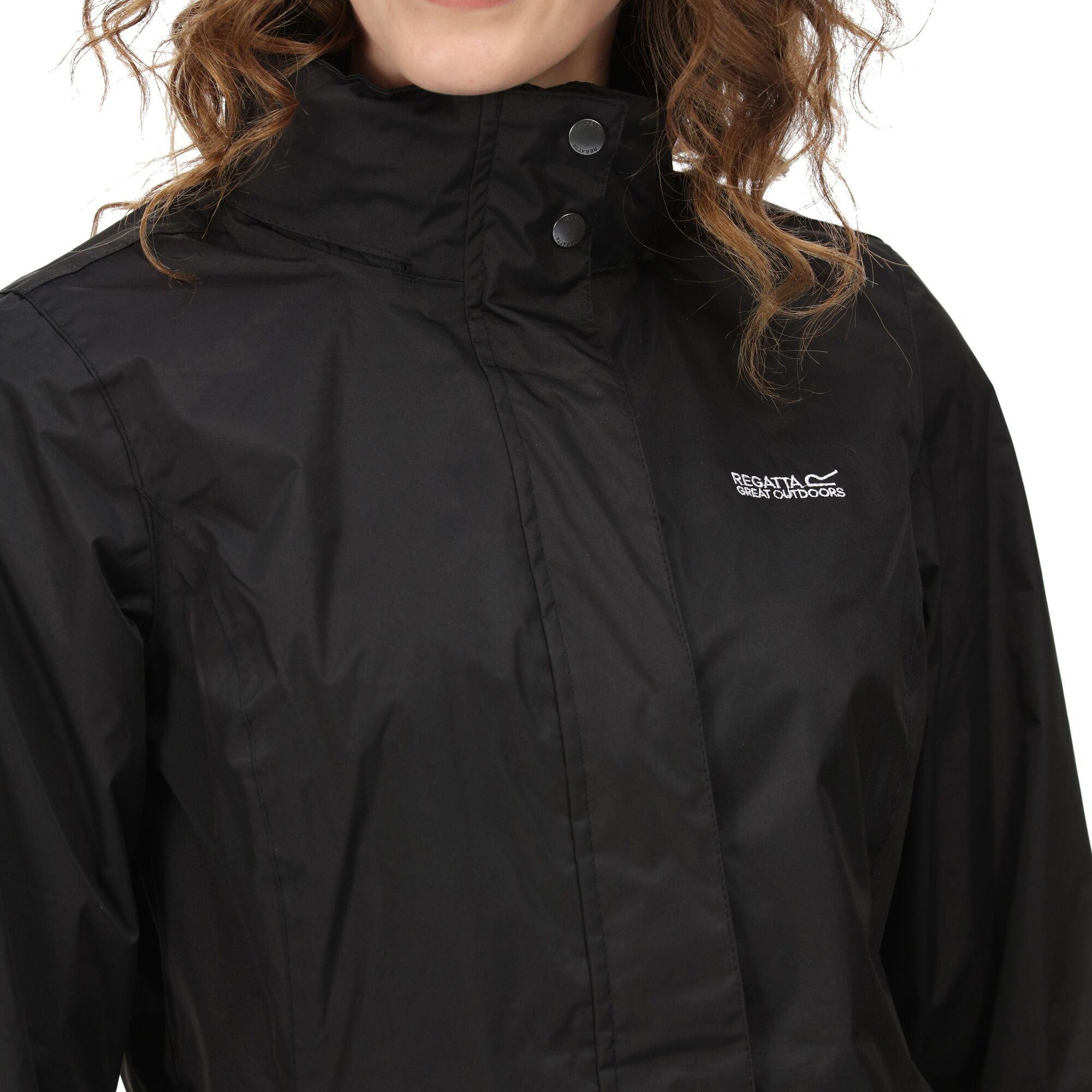 Black - Regatta - Women's Daysha Waterproof Windproof Detachable Hood Jacket - 16