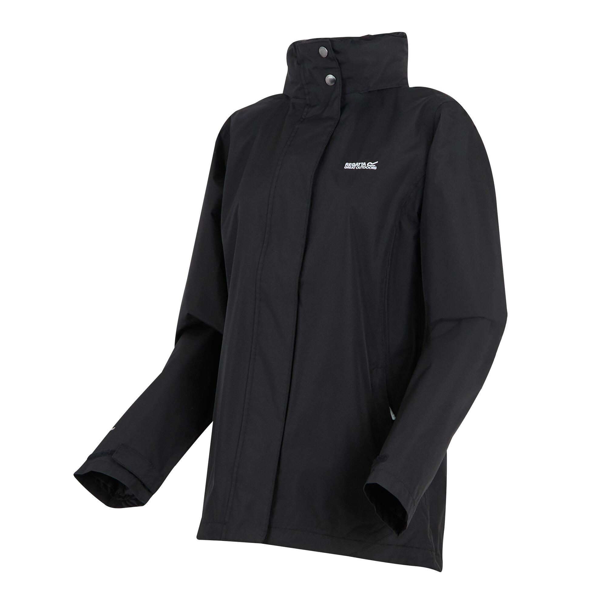 Black - Regatta - Women's Daysha Waterproof Windproof Detachable Hood Jacket - 9