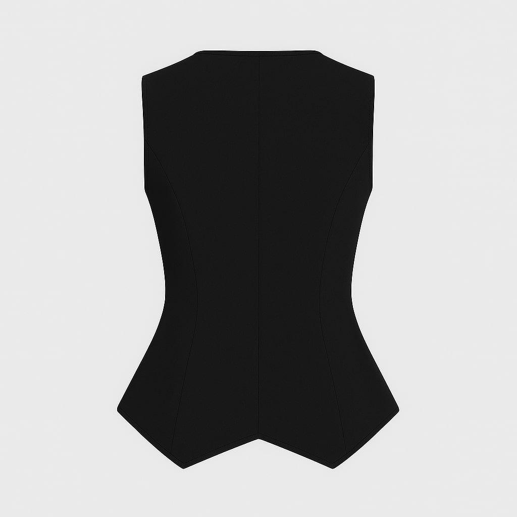 Black - I Saw It First - Button Waistcoat - 2