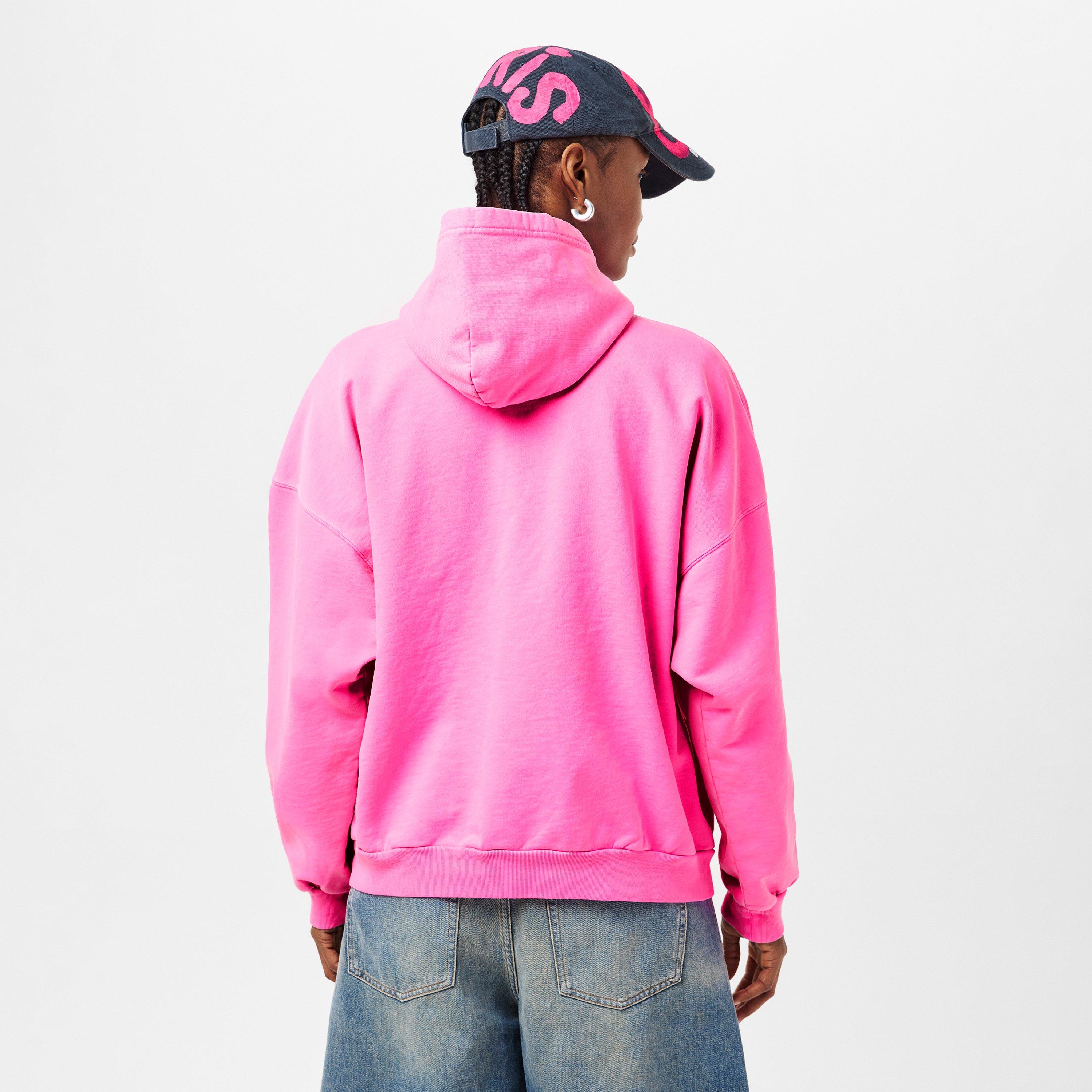 Bbl Gum/Blk - Balenciaga - Women's Over the Head Hoodie - 4