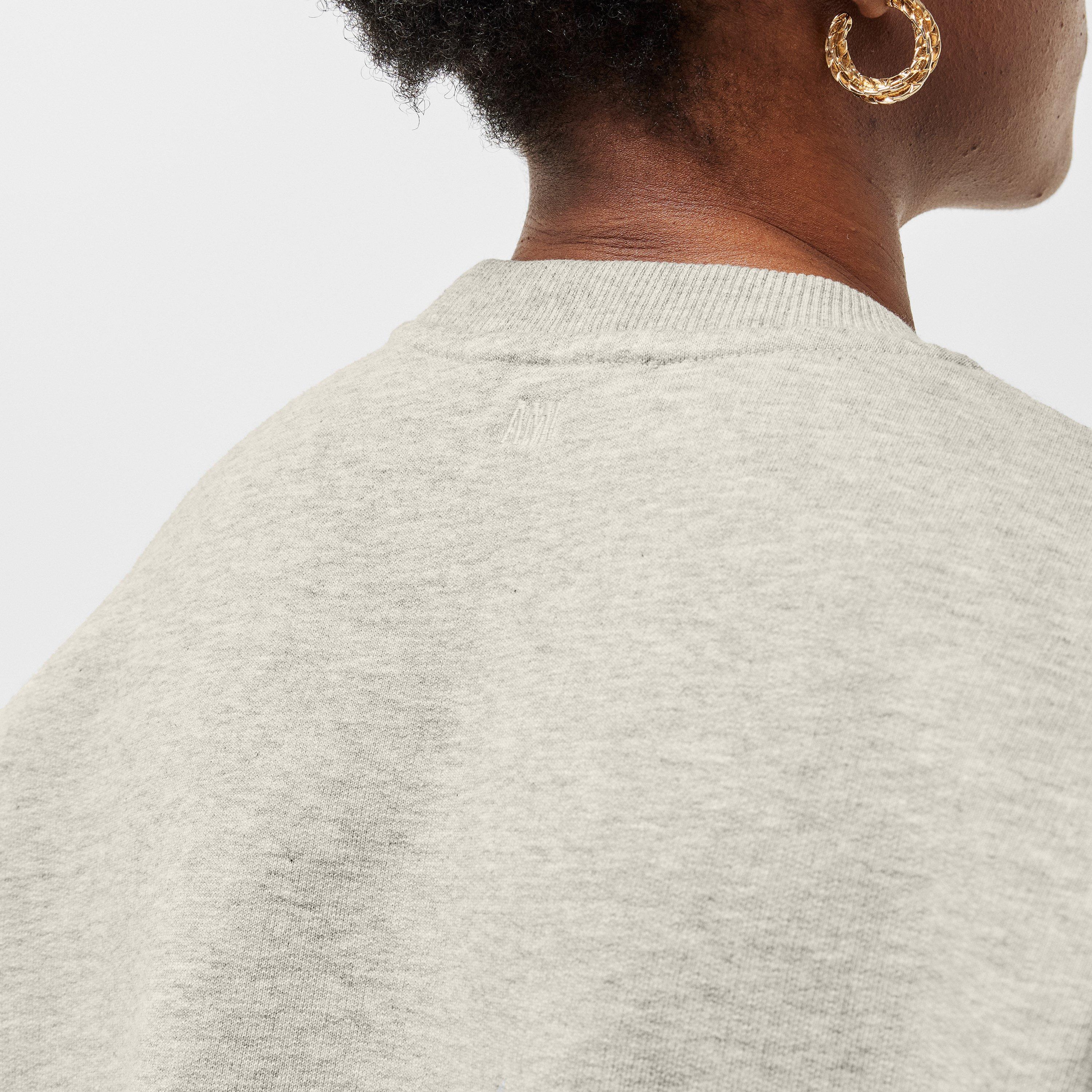 Gris Cendre - Ami Paris - Women's Relaxed Fit Crew Sweatshirt - 5