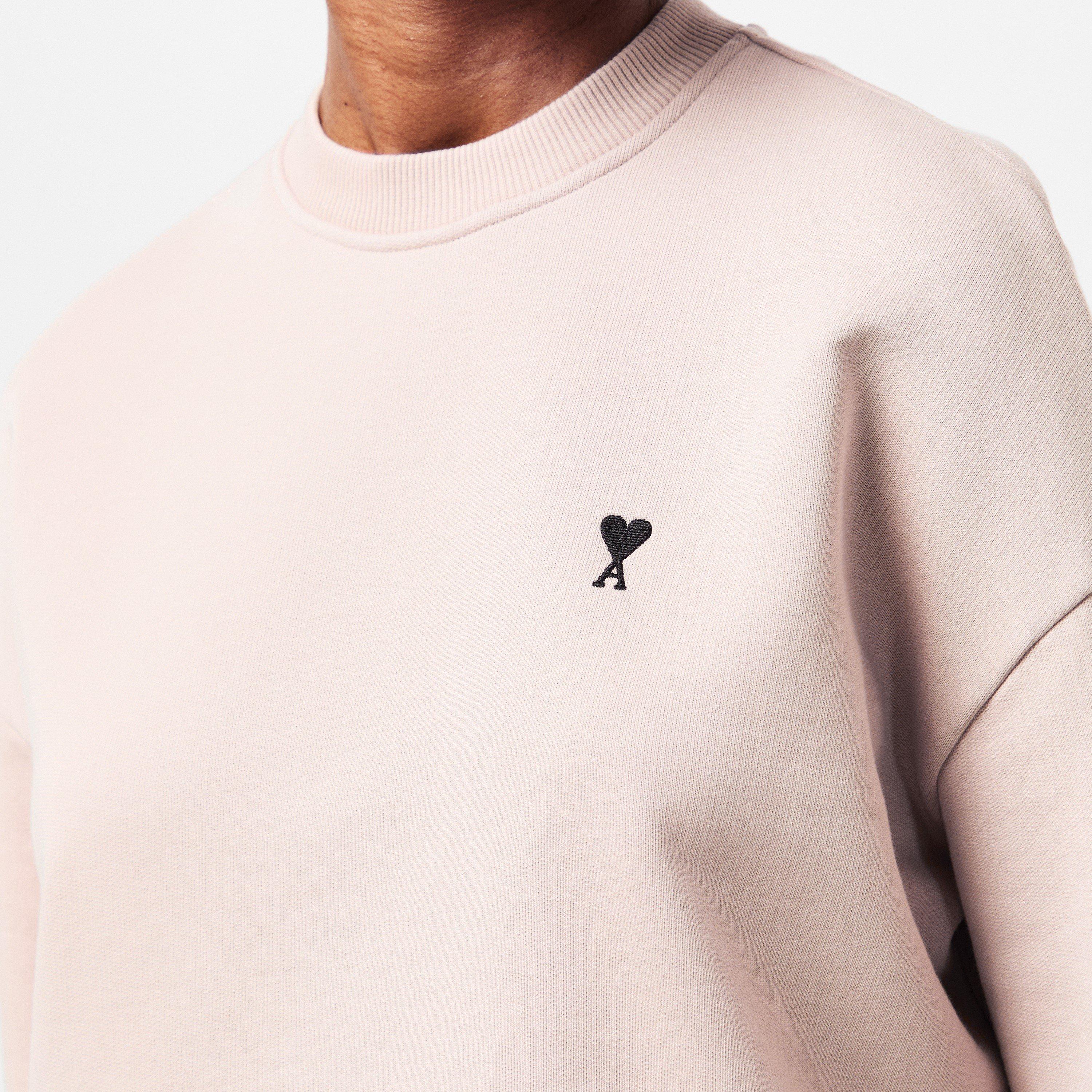 Cafe Creme - Ami Paris - Women's Relaxed Fit Crew Sweatshirt - 5