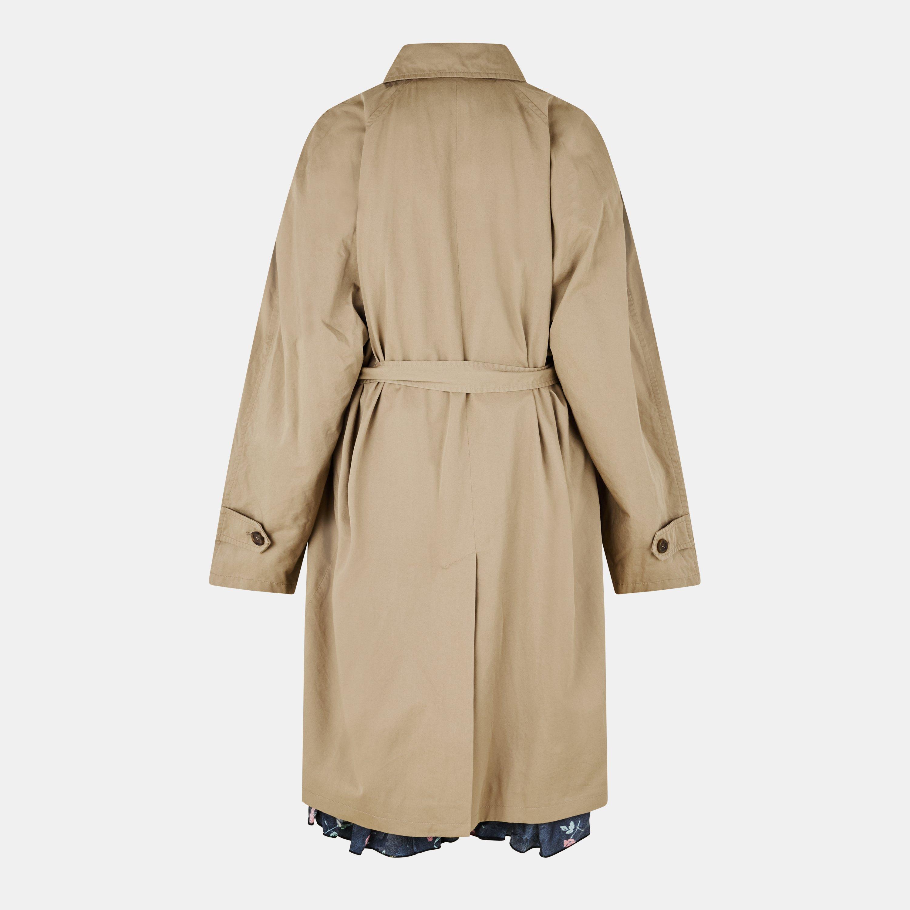 Black - Balenciaga - Women's Water-Resistant Trench Coat - 8