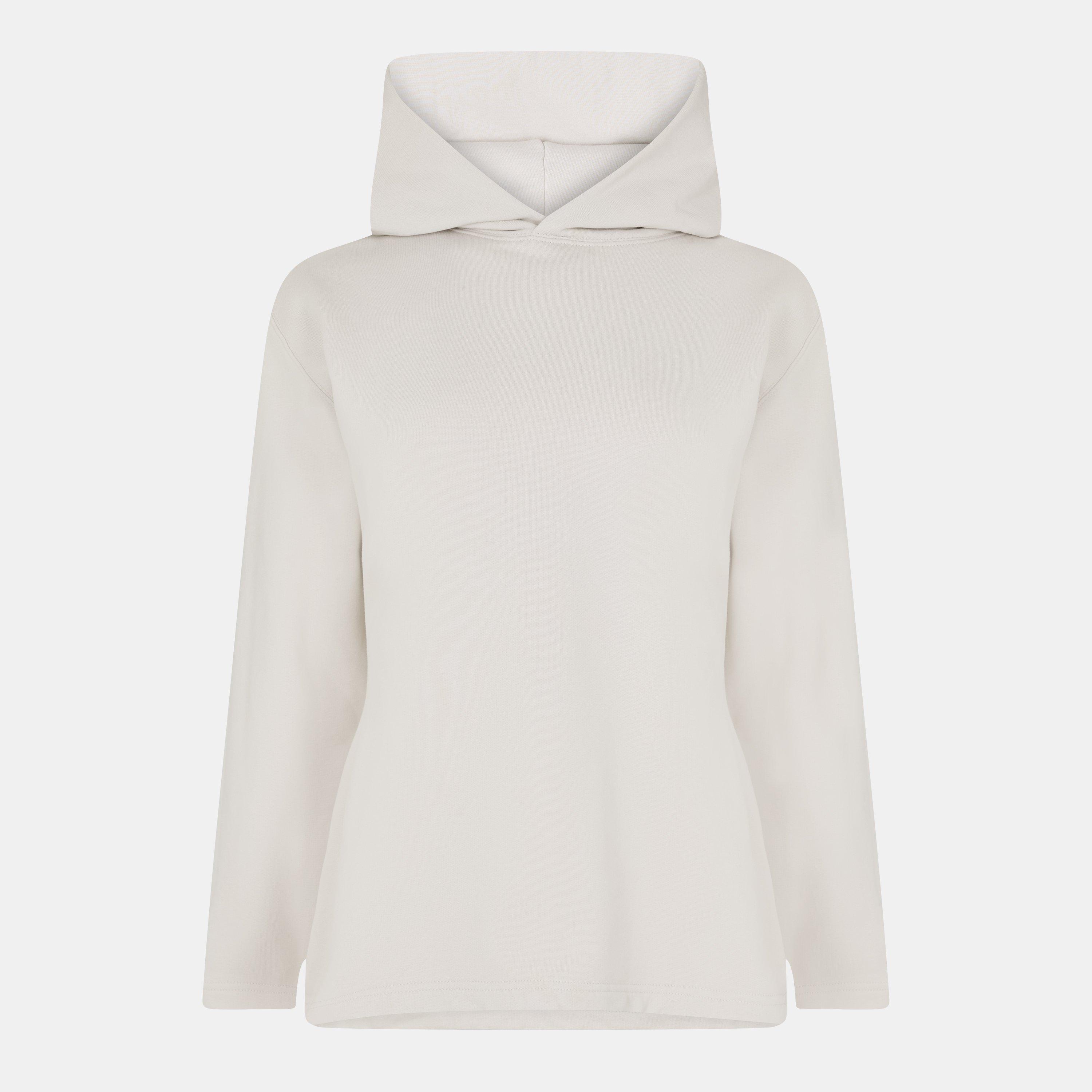 Ecru/Ecru - Balenciaga - Women's Over the Head Hoodie - 1