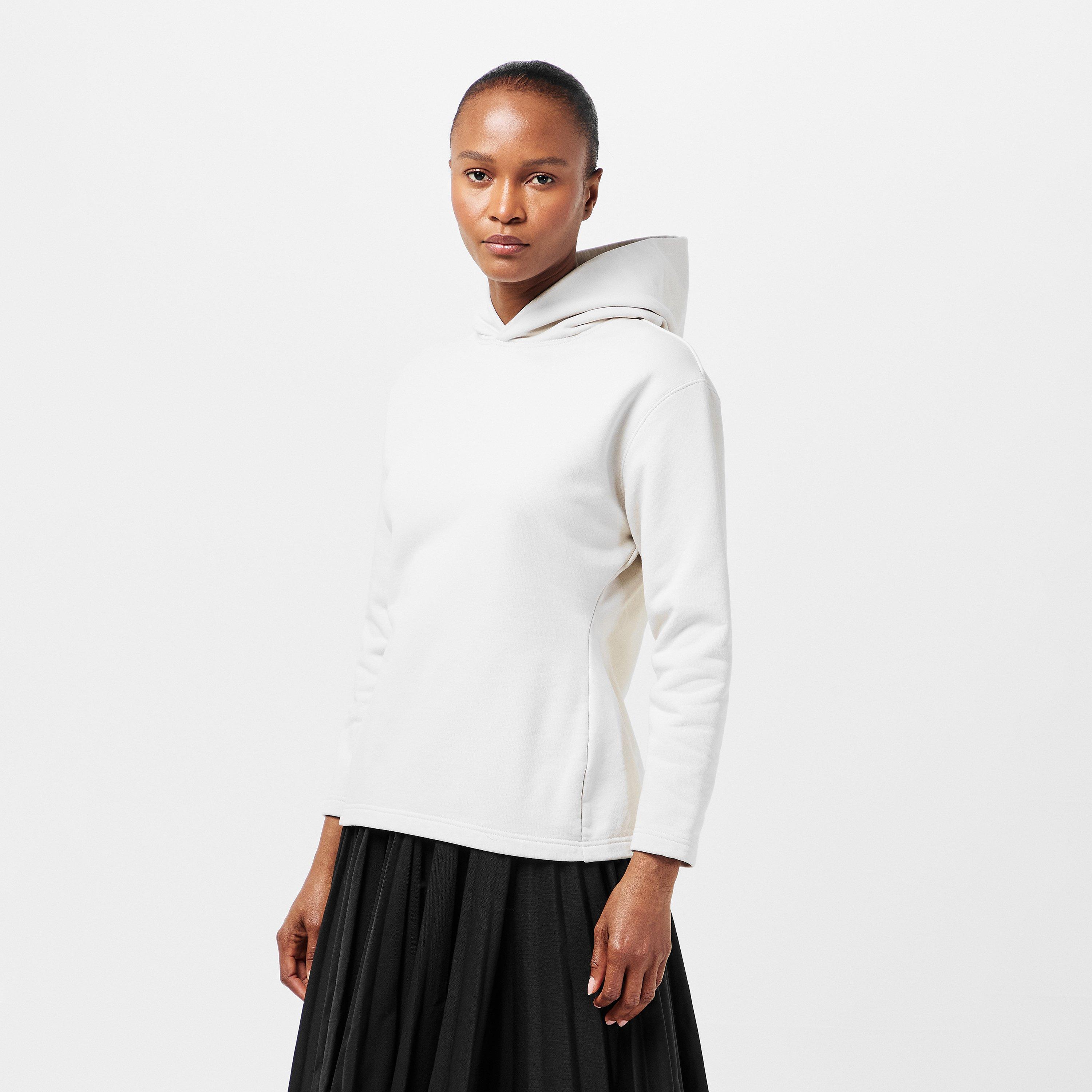 Ecru/Ecru - Balenciaga - Women's Over the Head Hoodie - 3