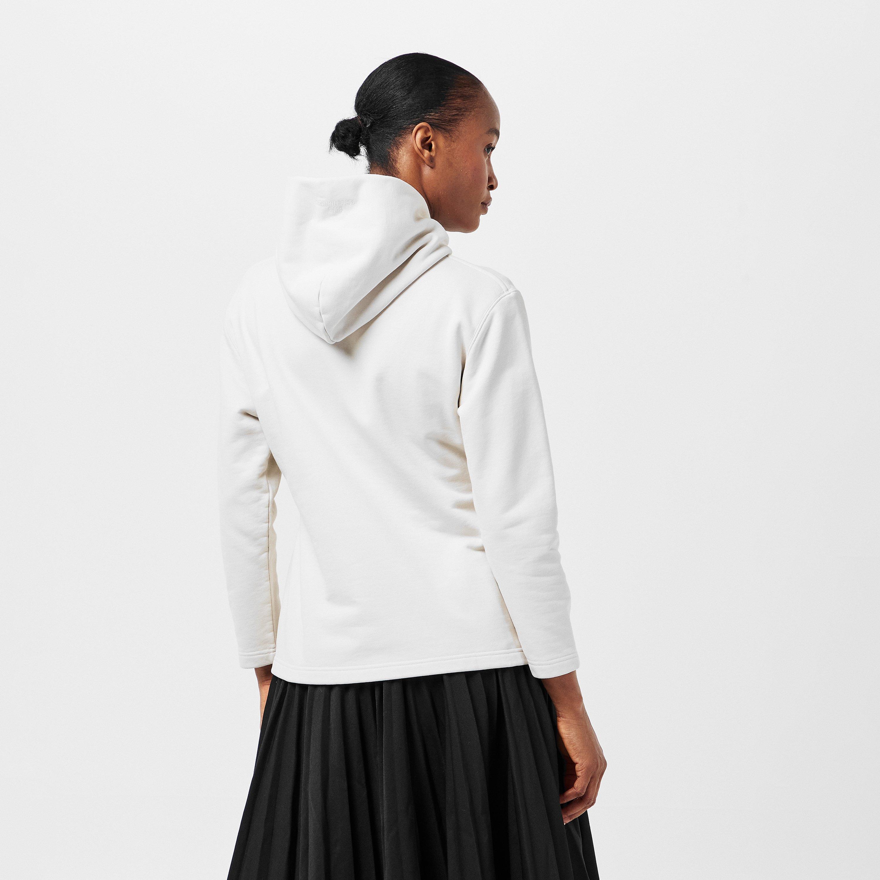 Ecru/Ecru - Balenciaga - Women's Over the Head Hoodie - 4