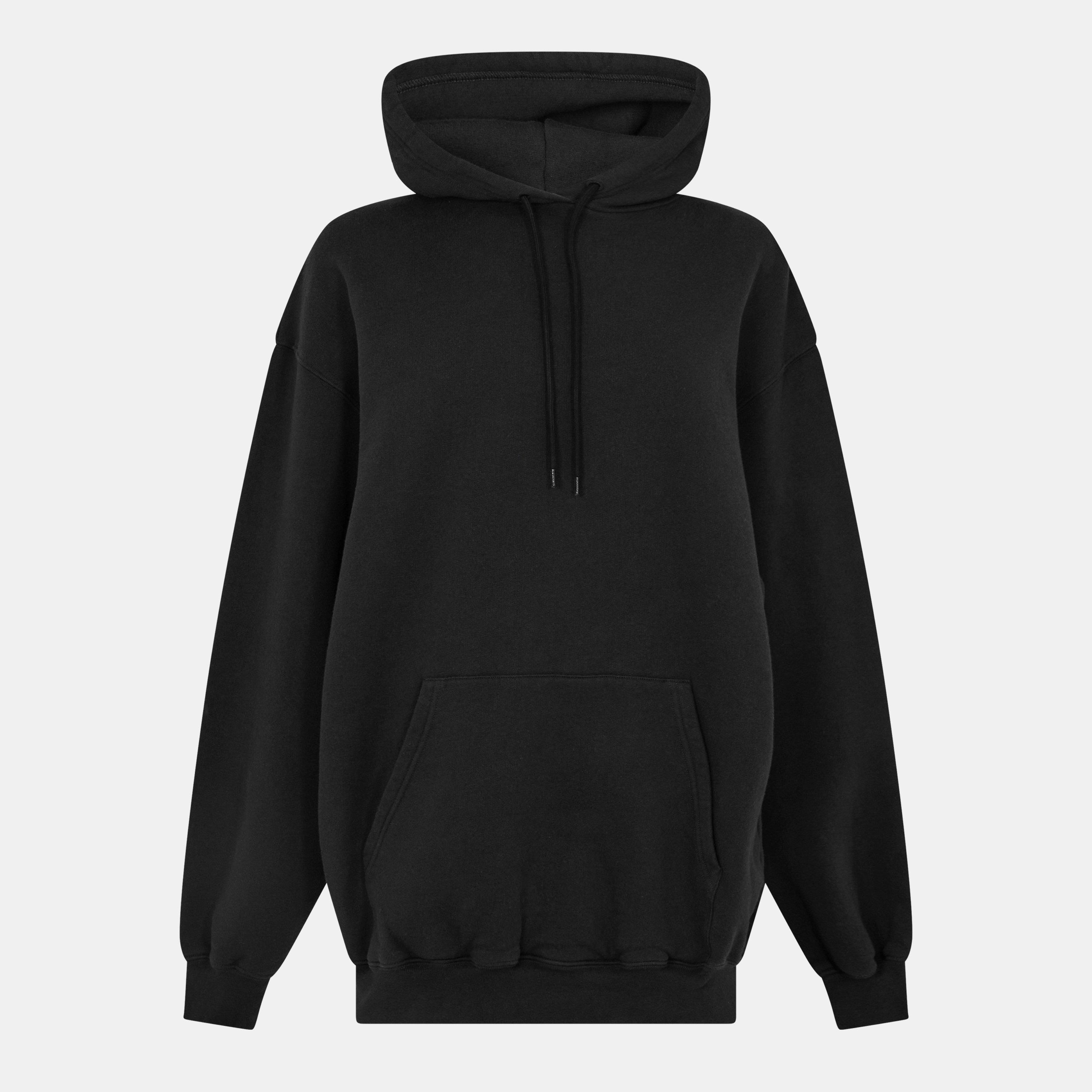 Washed Black - Balenciaga - Logo Hoodie - 1