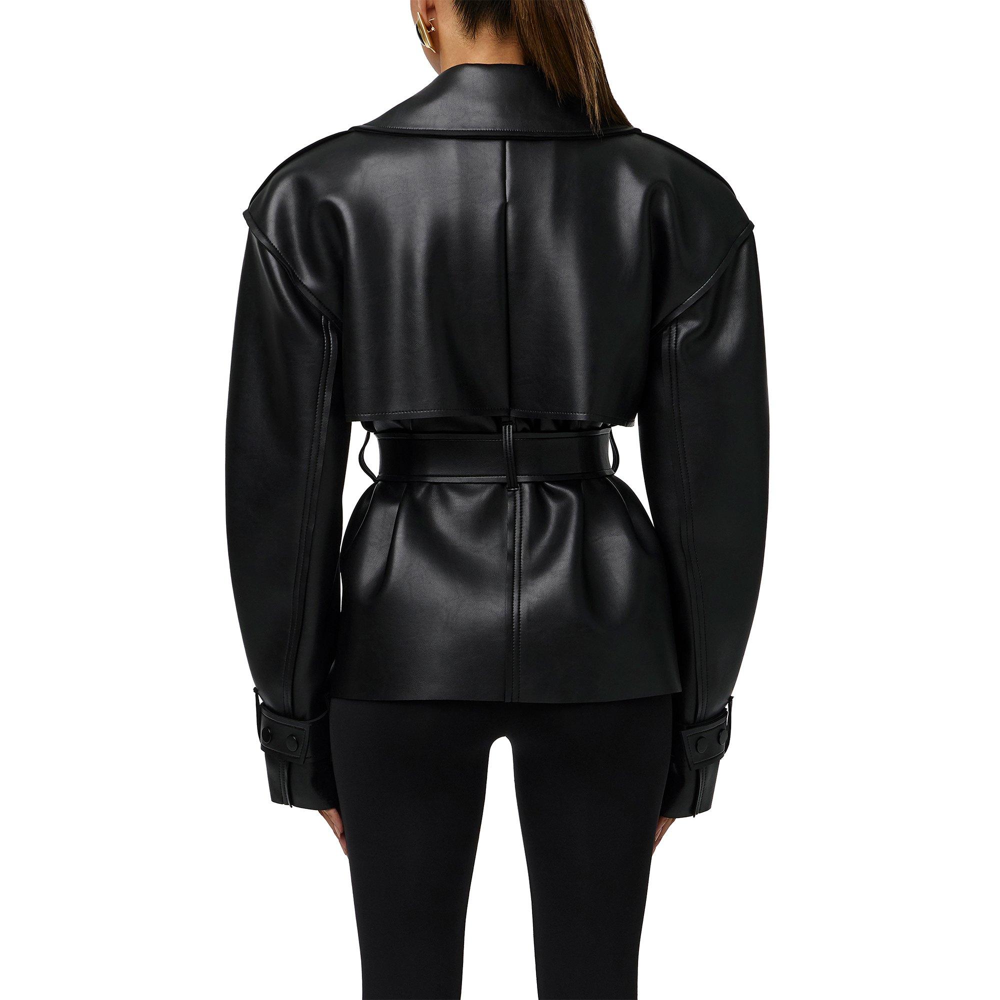 Black - Naked Wardrobe - Naked W Faux Leather Ld64 - 4