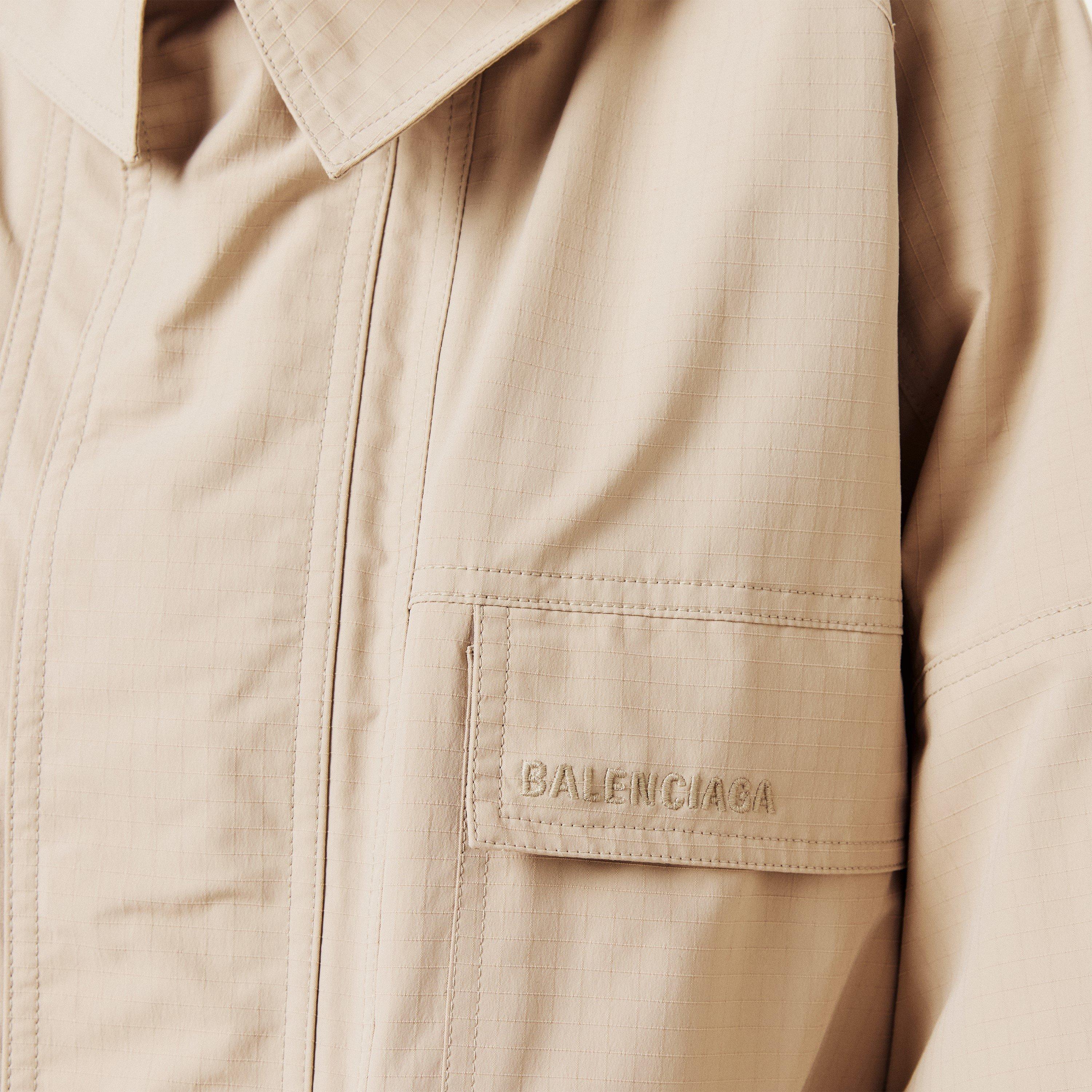 Light Beige - Balenciaga - Women's Oversized Parka - 5