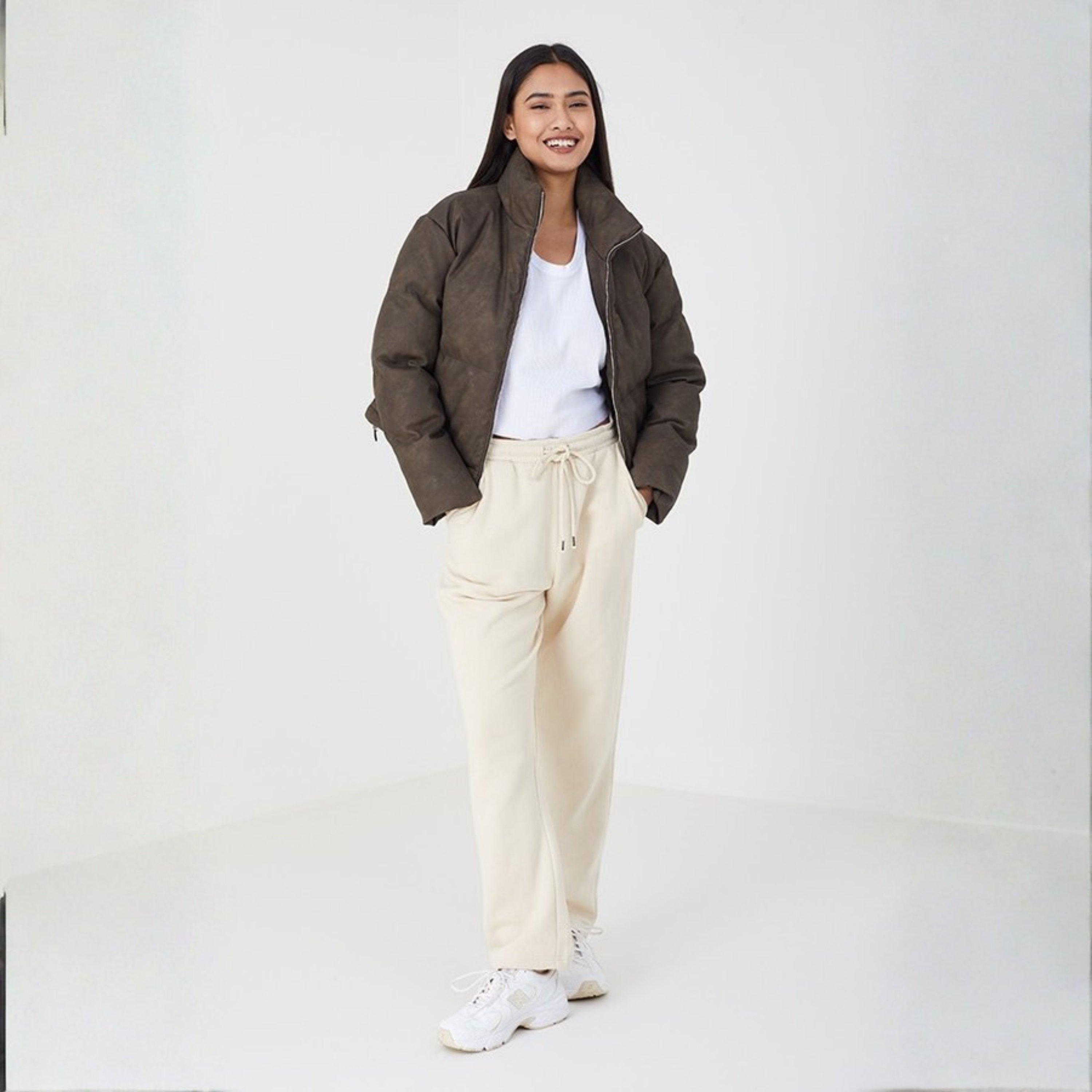 Vintage Brown - Brave Soul - Brave Soul Ladies Vintage Puffer Jacket - 4