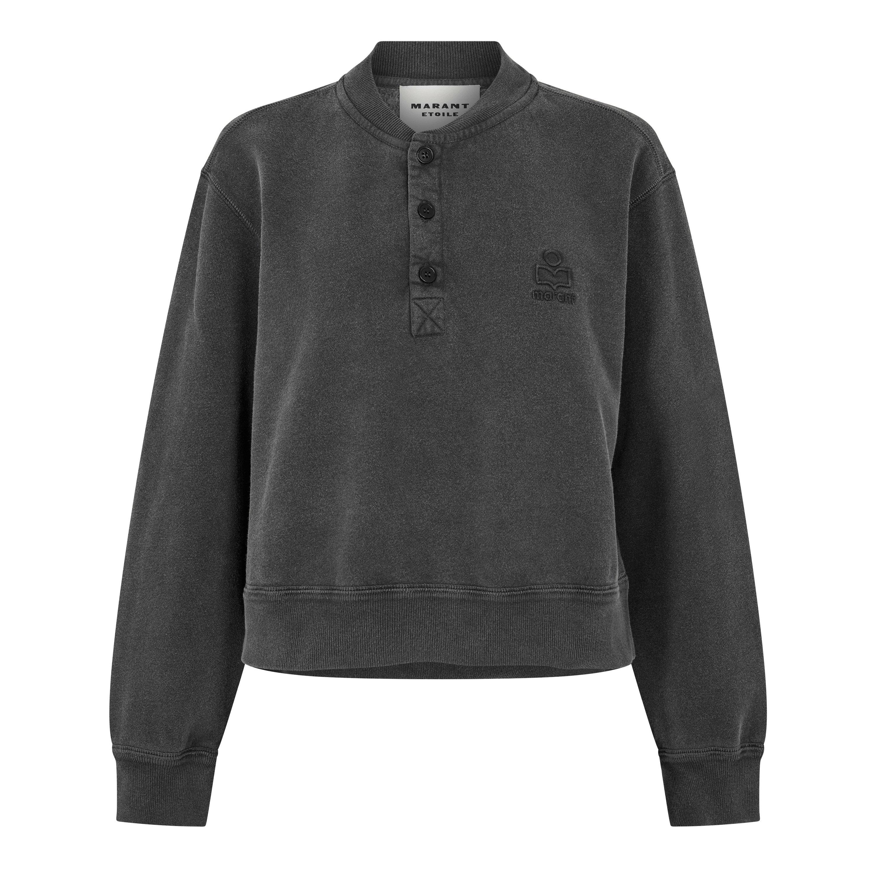 Marant Etoile Women's Simony Sweat Crew Sweatshirt - Faded Black - Size 10 (38)