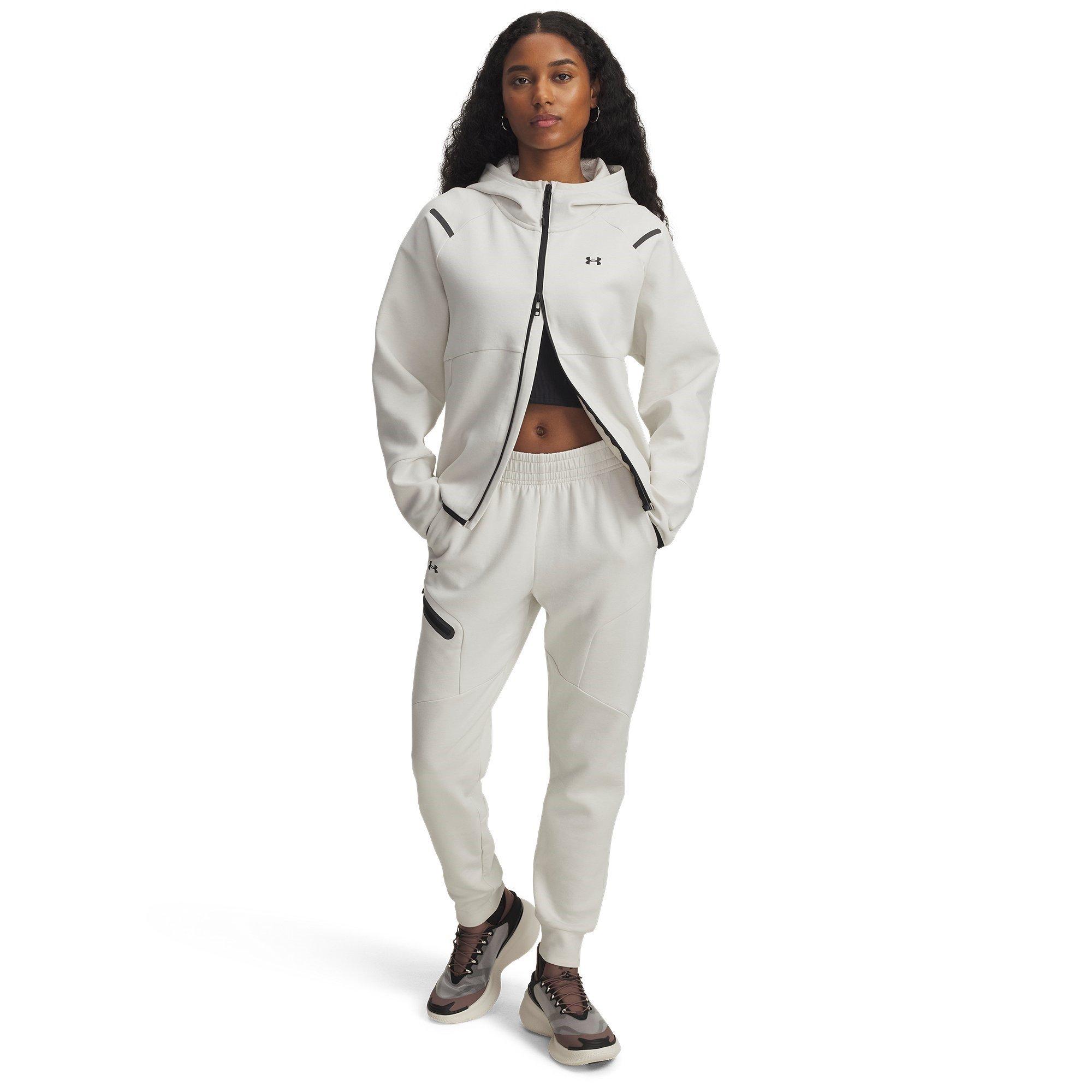 Summit White - Under Armour - Women's Unstoppable Full-Zip Fleece - 4